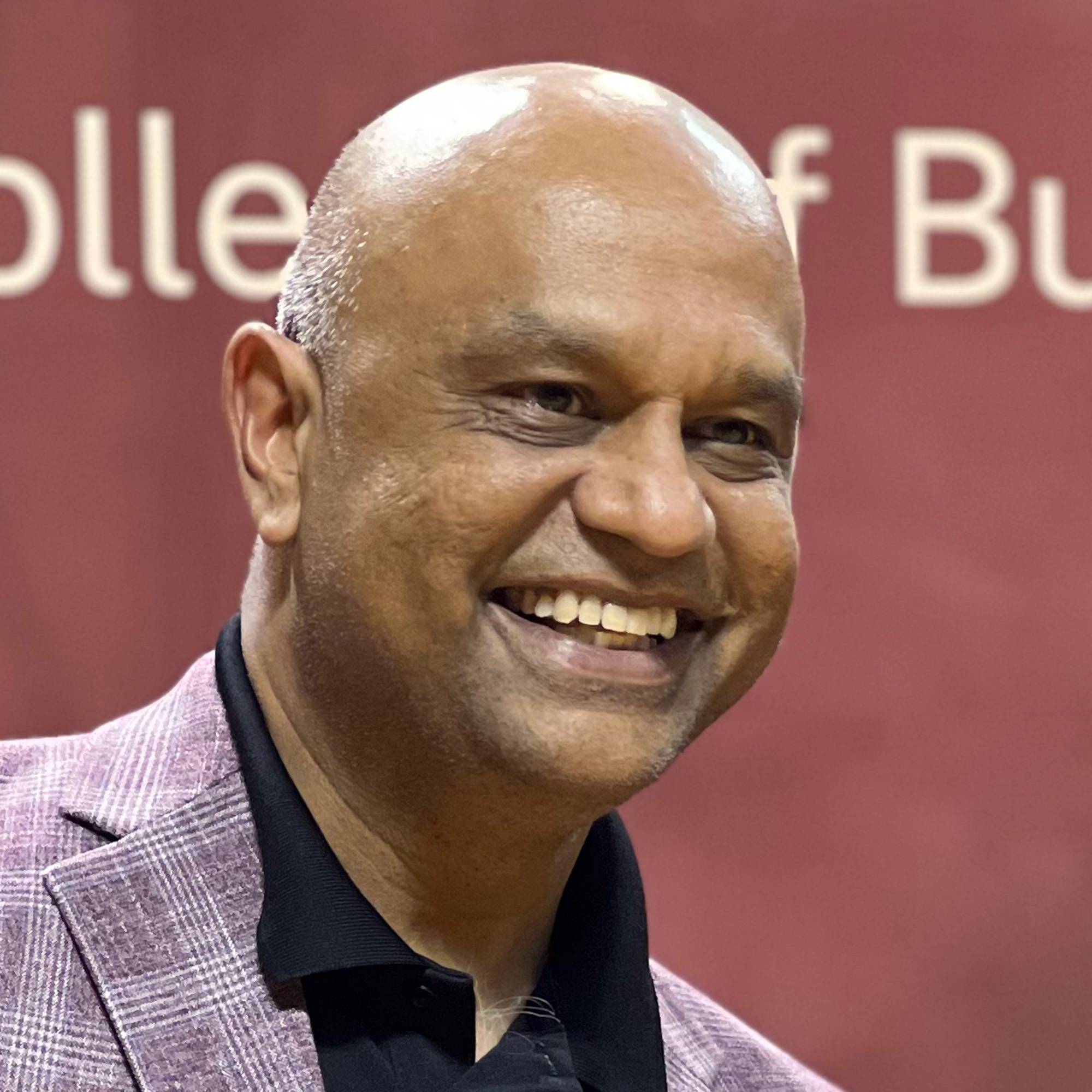 Sanjay Ramchander smiling