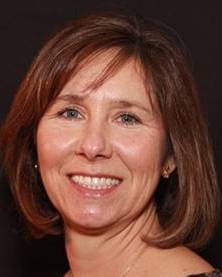 woman with short brown hair