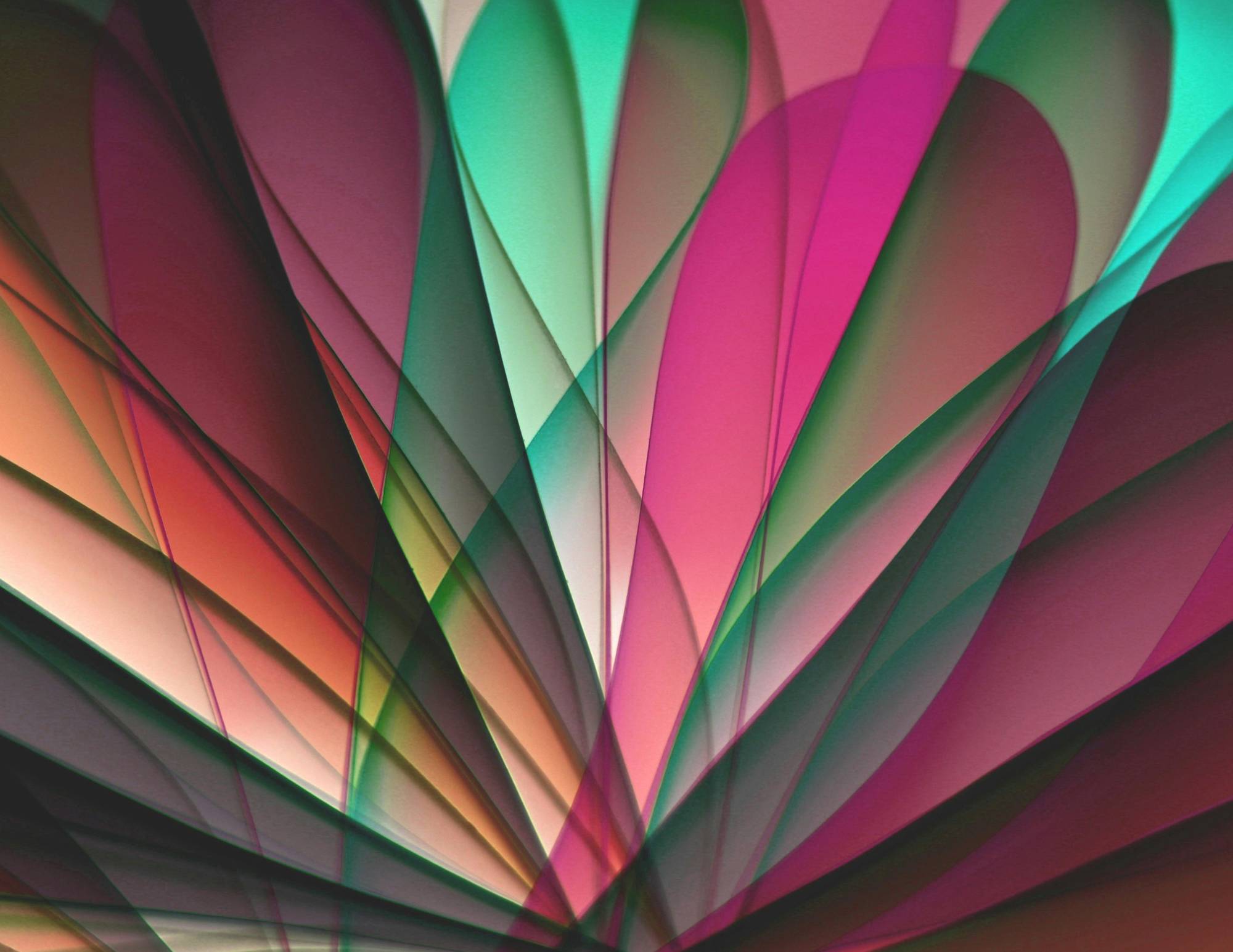 a mosaic of different colors