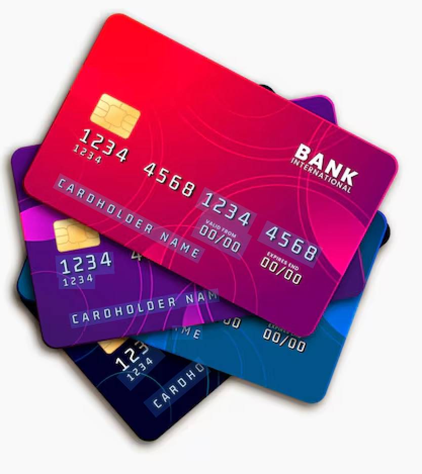 stack of credit cards