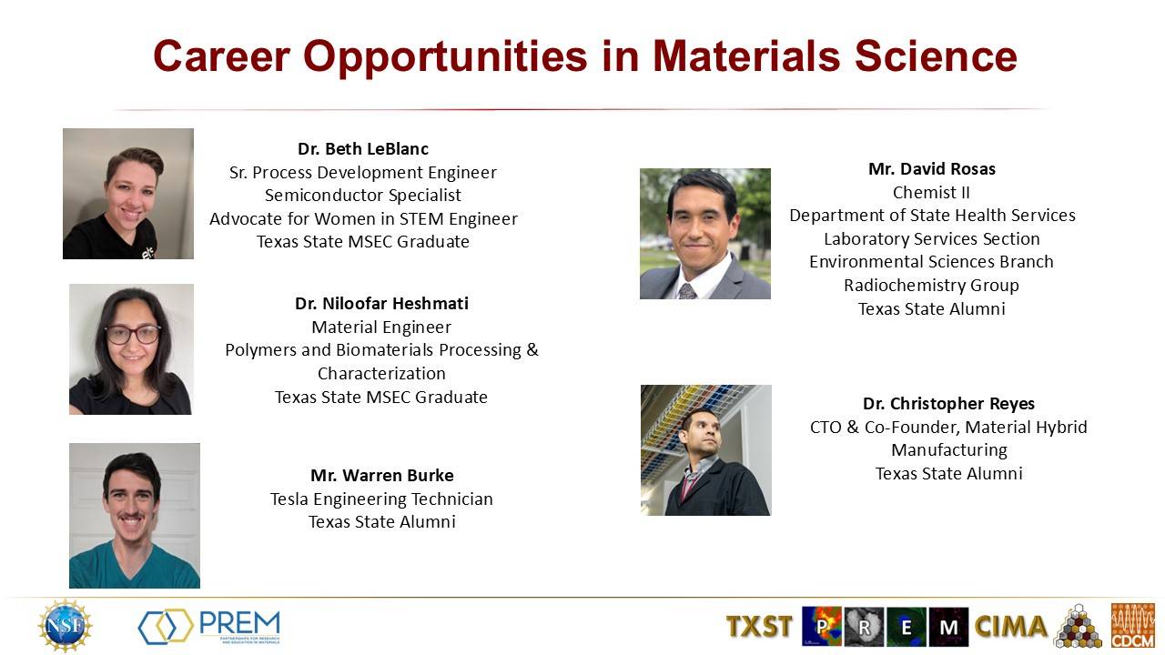 Friday, November 7 - PREM Career Panel