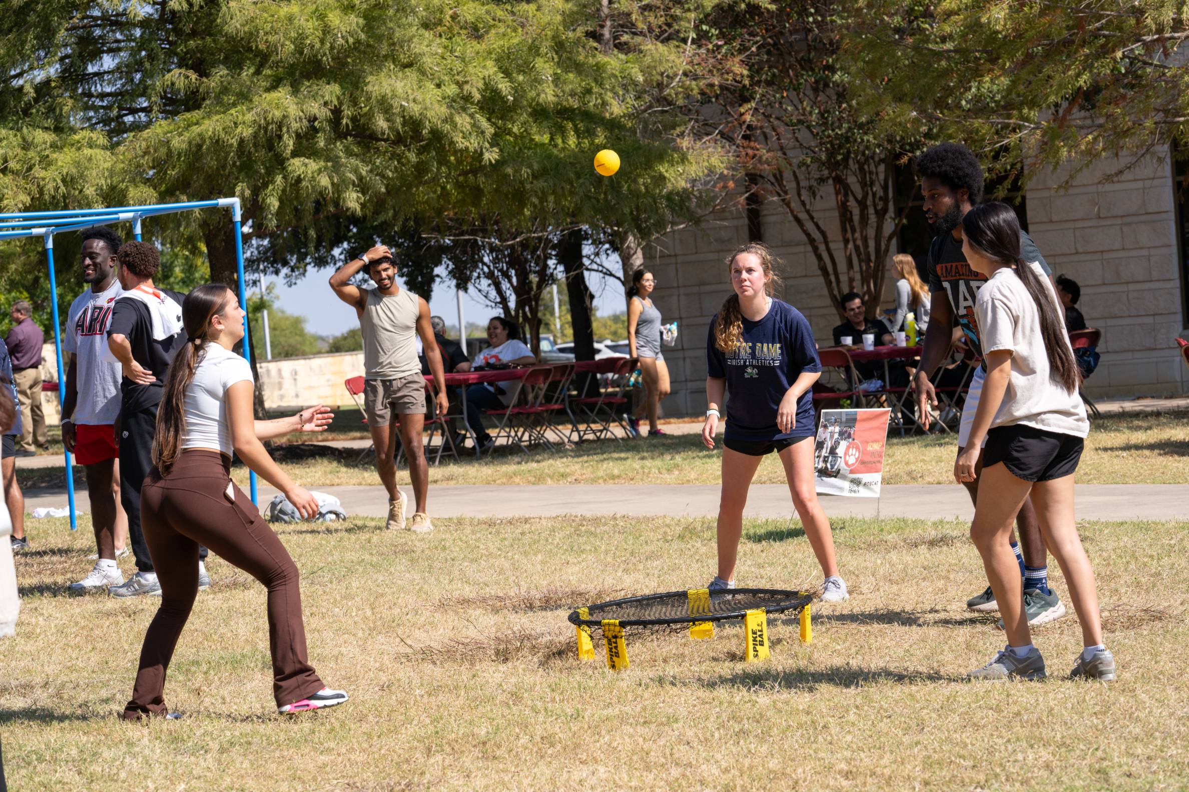 students playing games