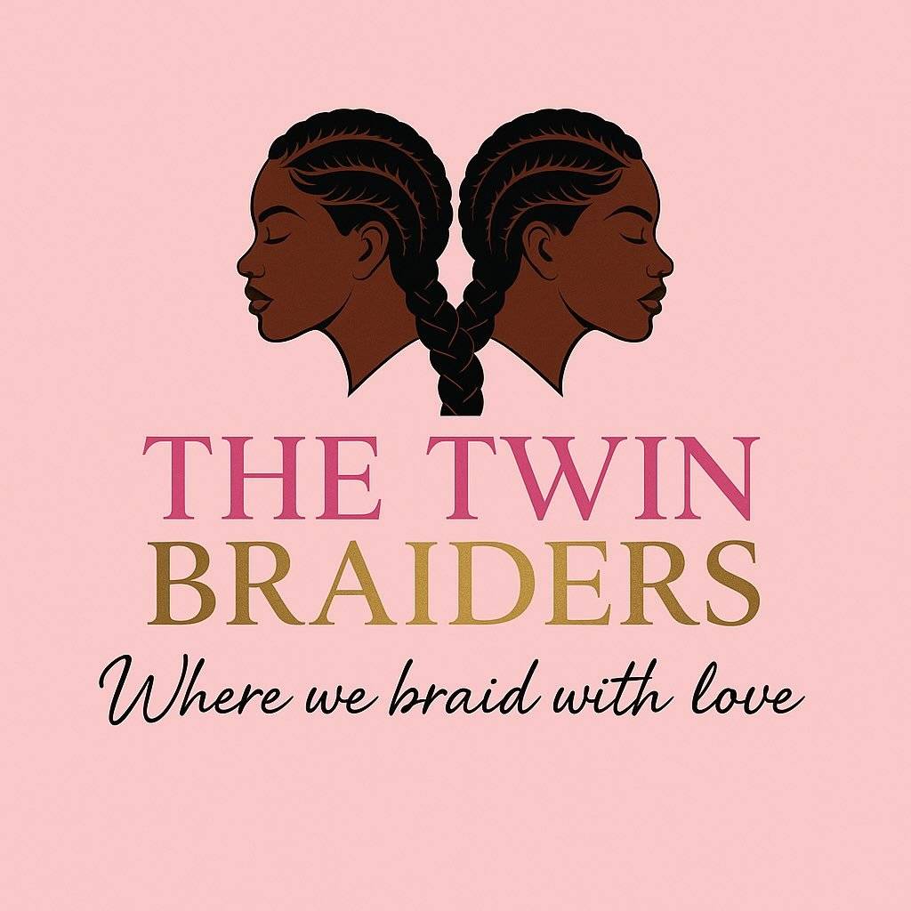 The Twin Braiders logo 
