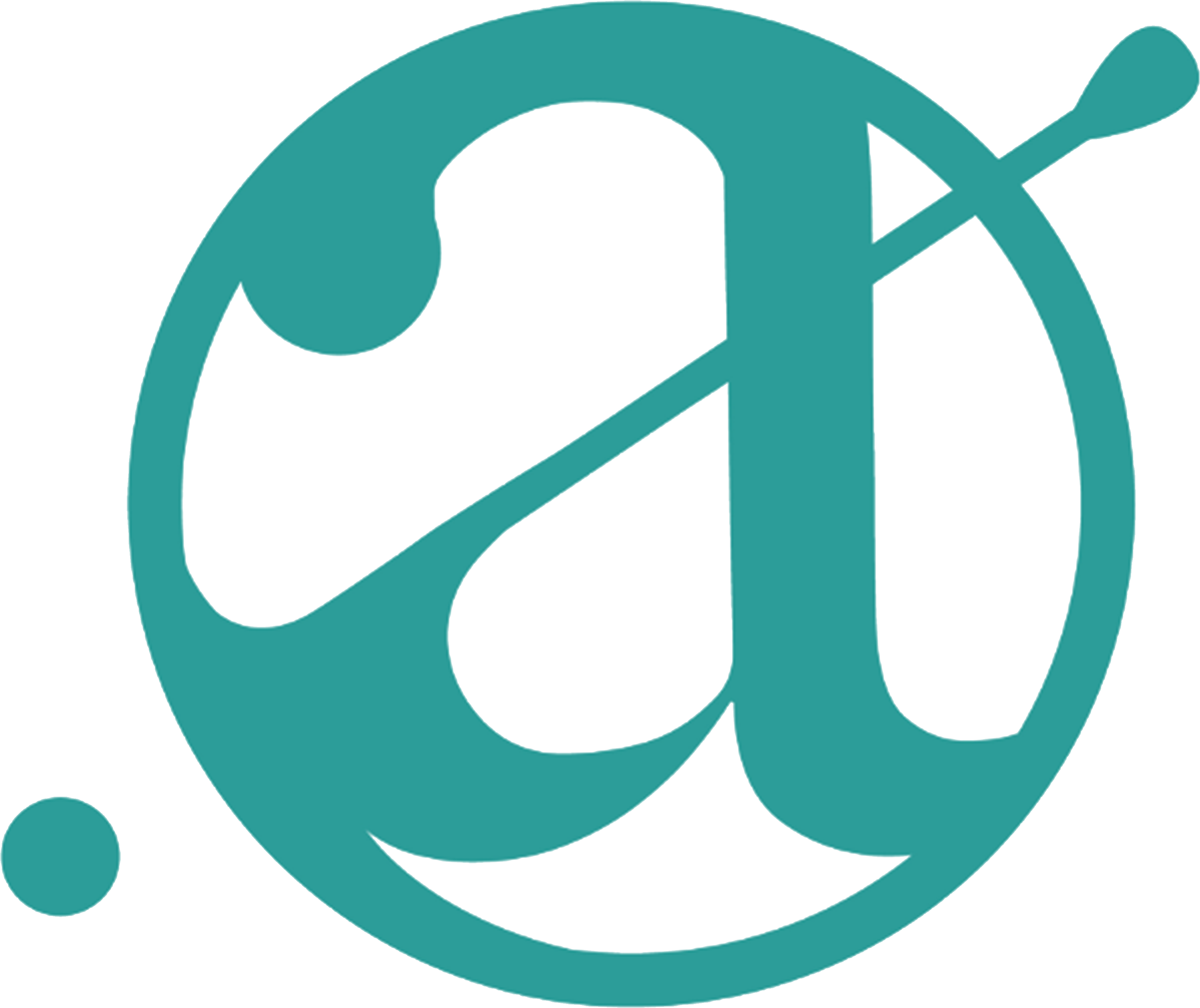 logo in teal