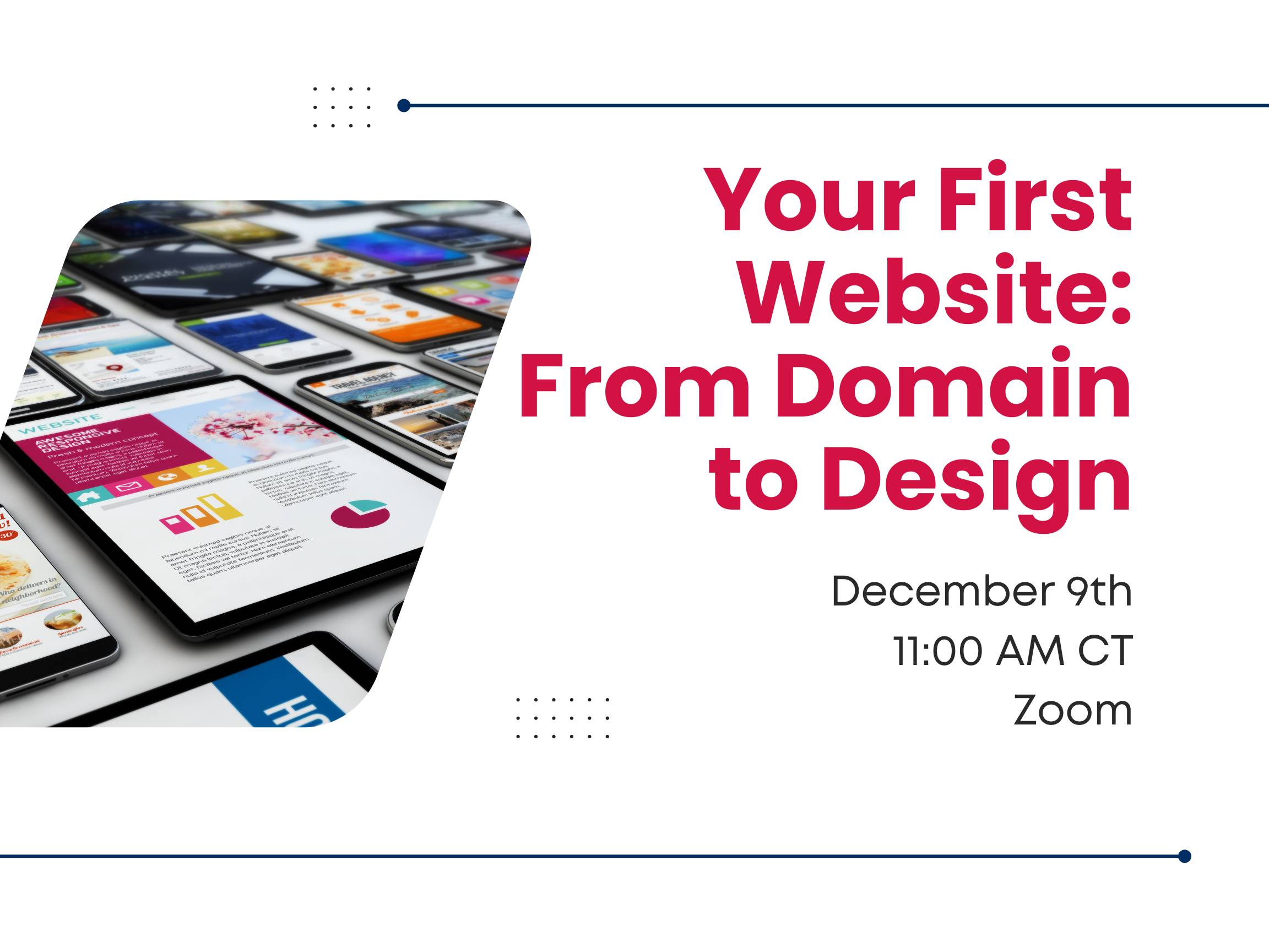 Your First Website: From Domain to Design