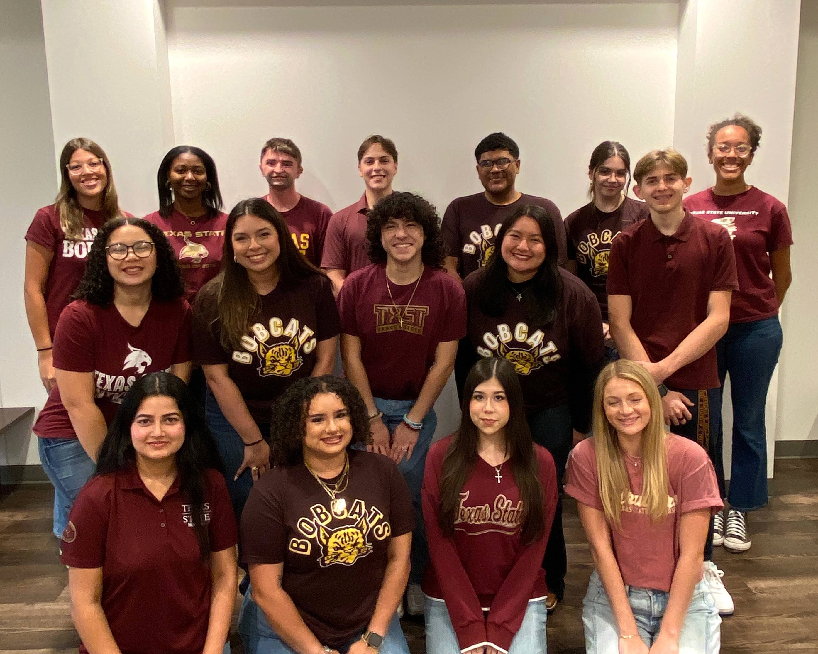 group photo of the student alumni council