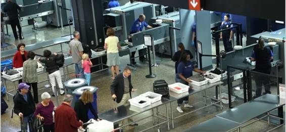 Airport passenger flow