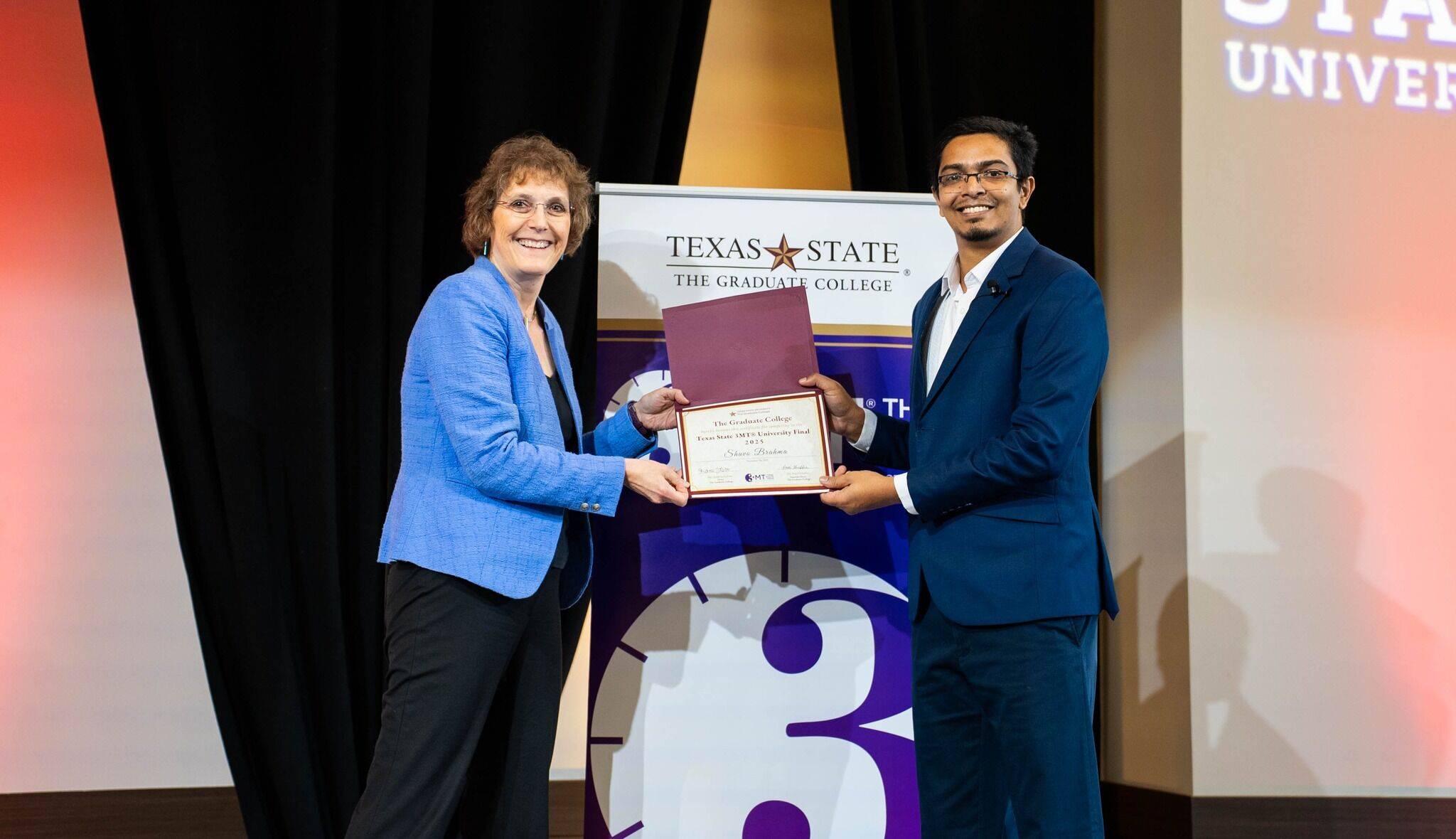 Congratulations, Shuvo Brahma for advancing as 3MT Finalist!