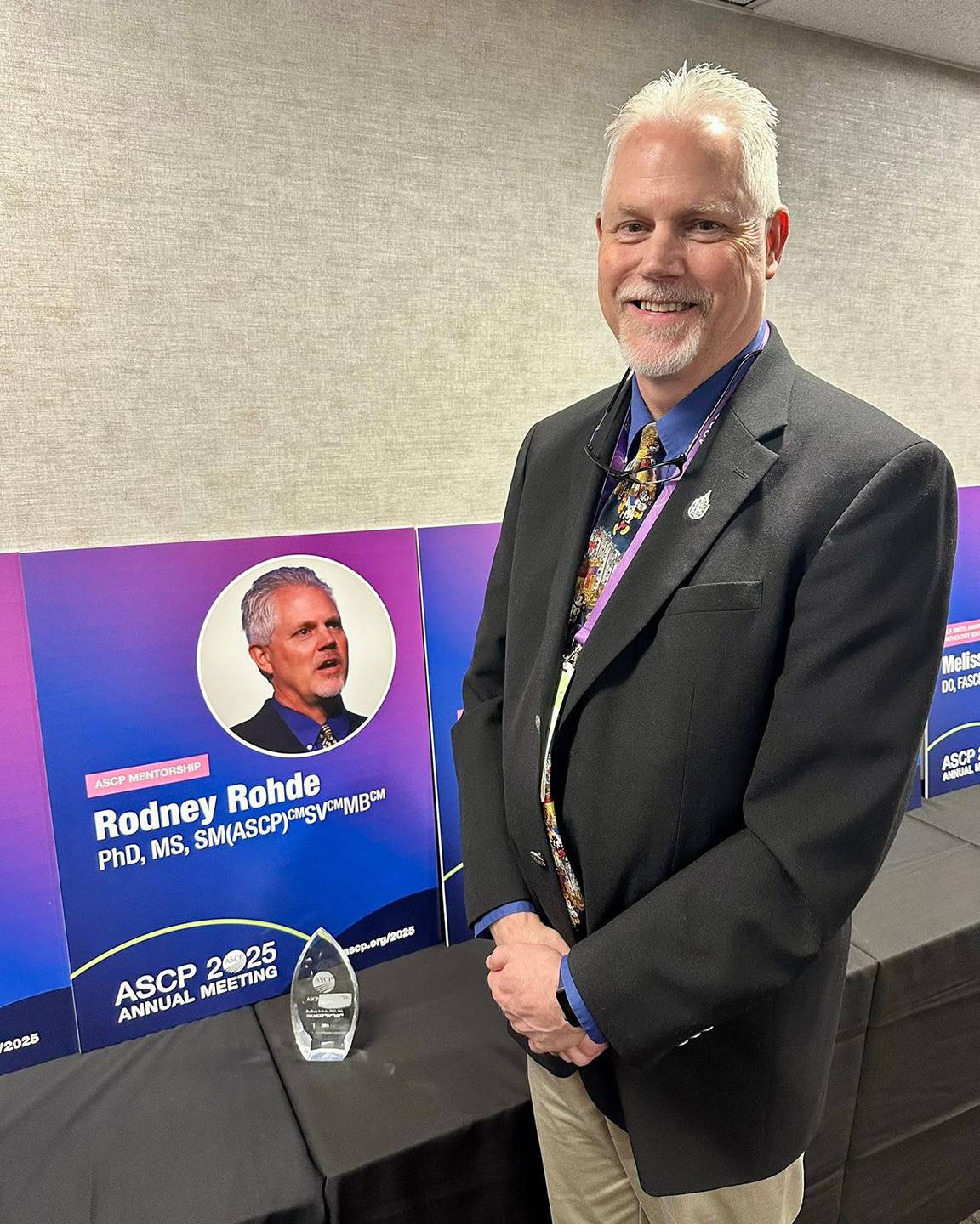 Rodney Rohde at the ASCP 2025 Annual Meeting.