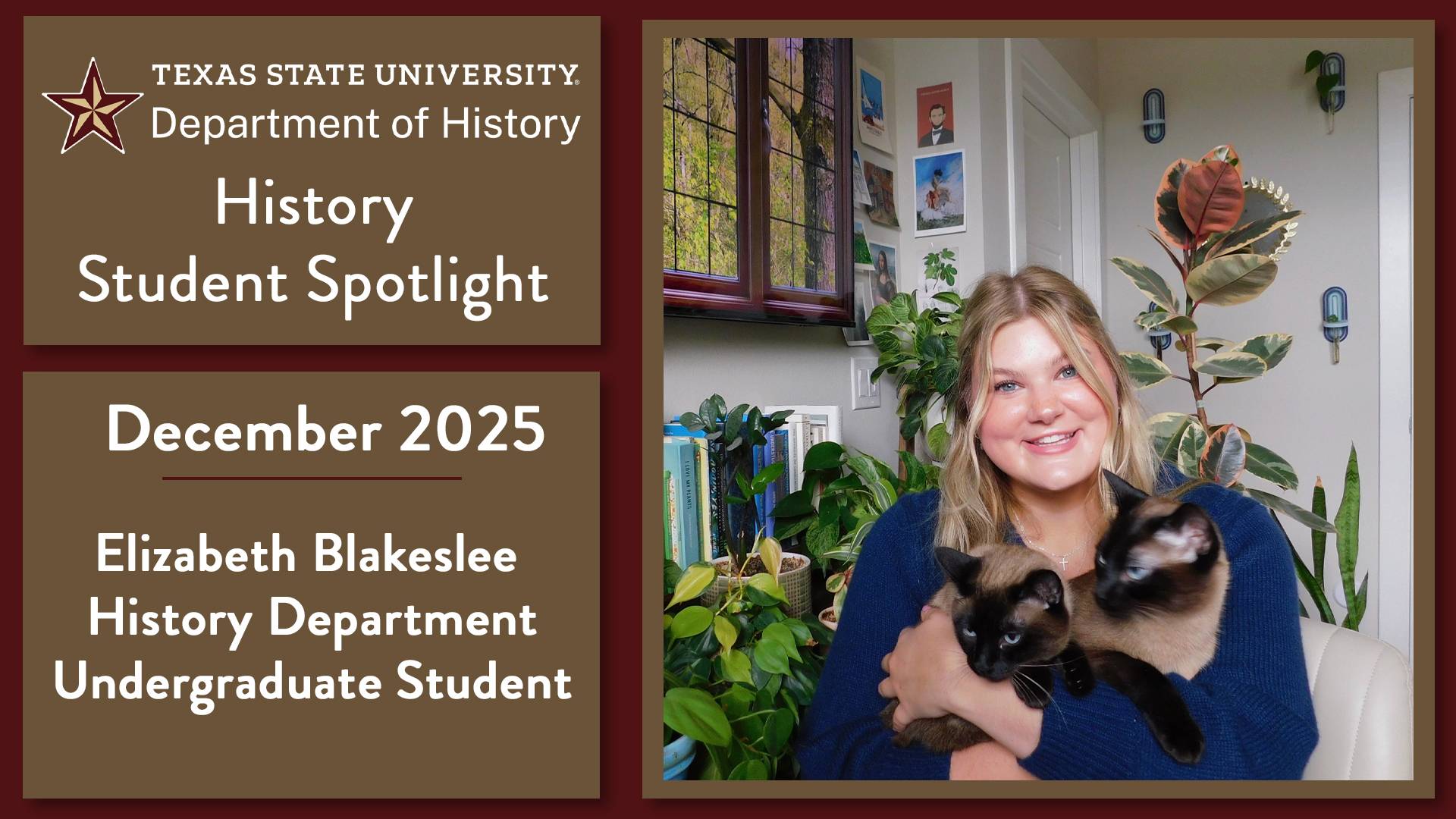History Department Student Spotlight