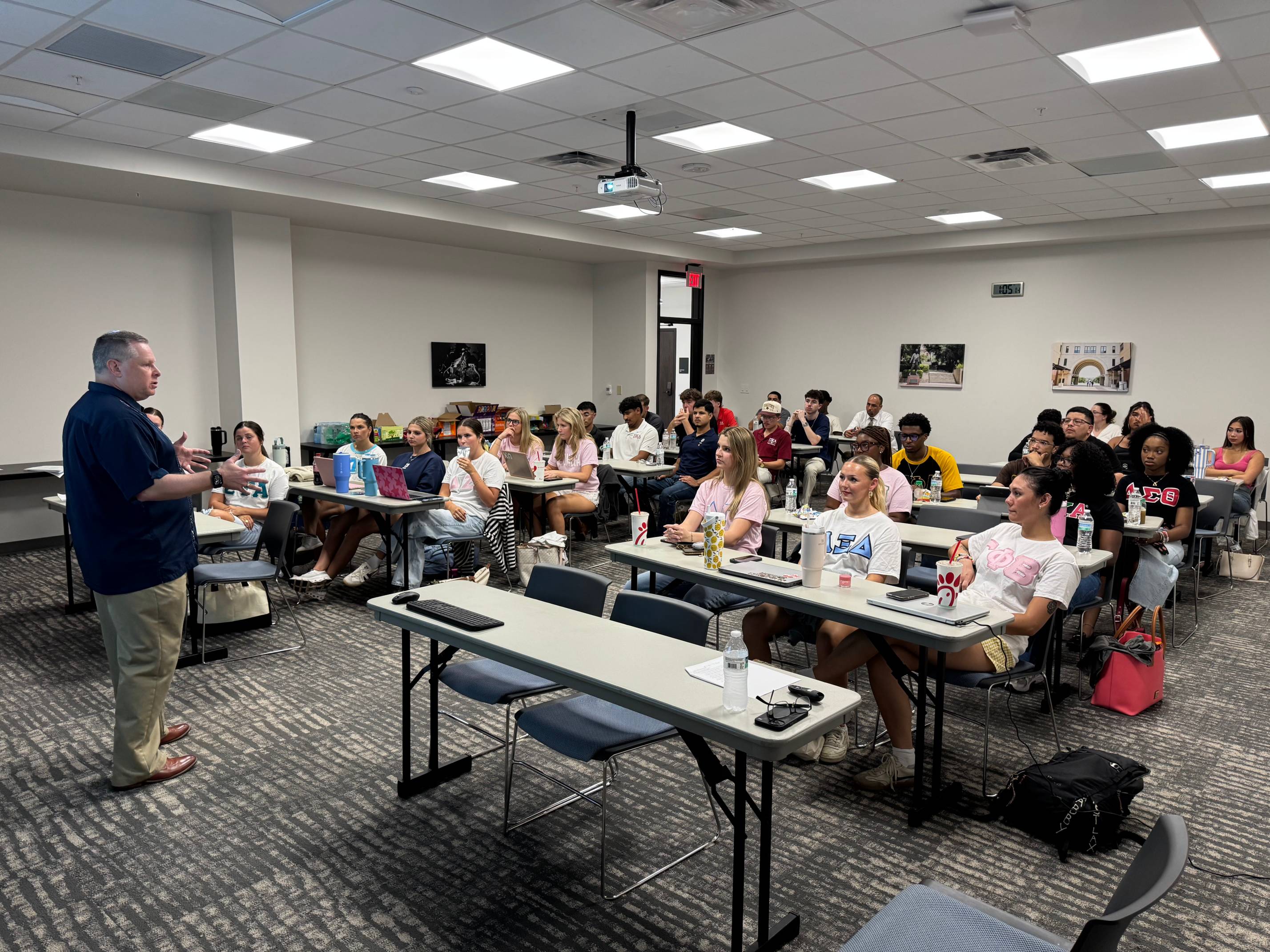 students in a seminar
