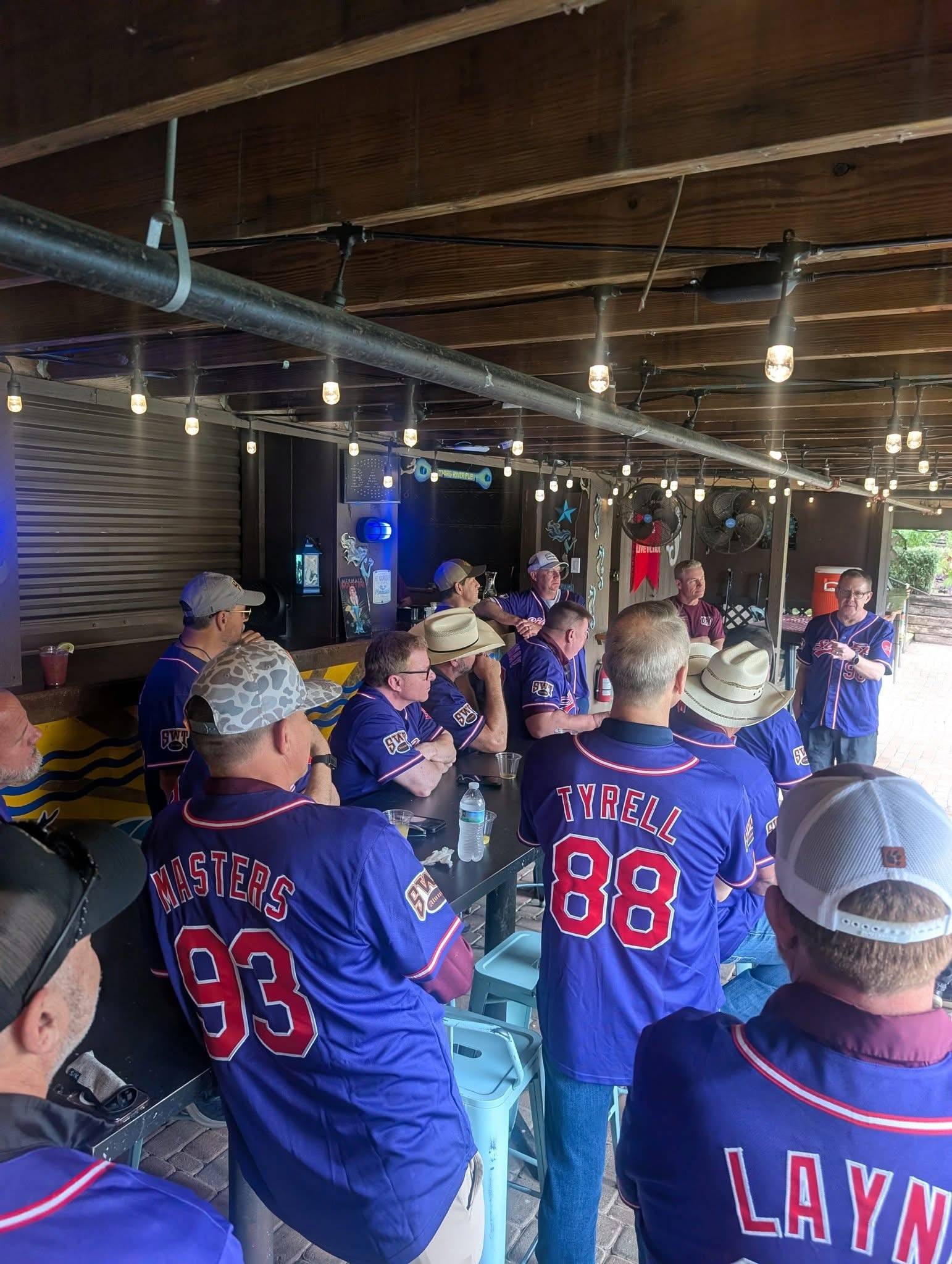 Men hosting a meeting