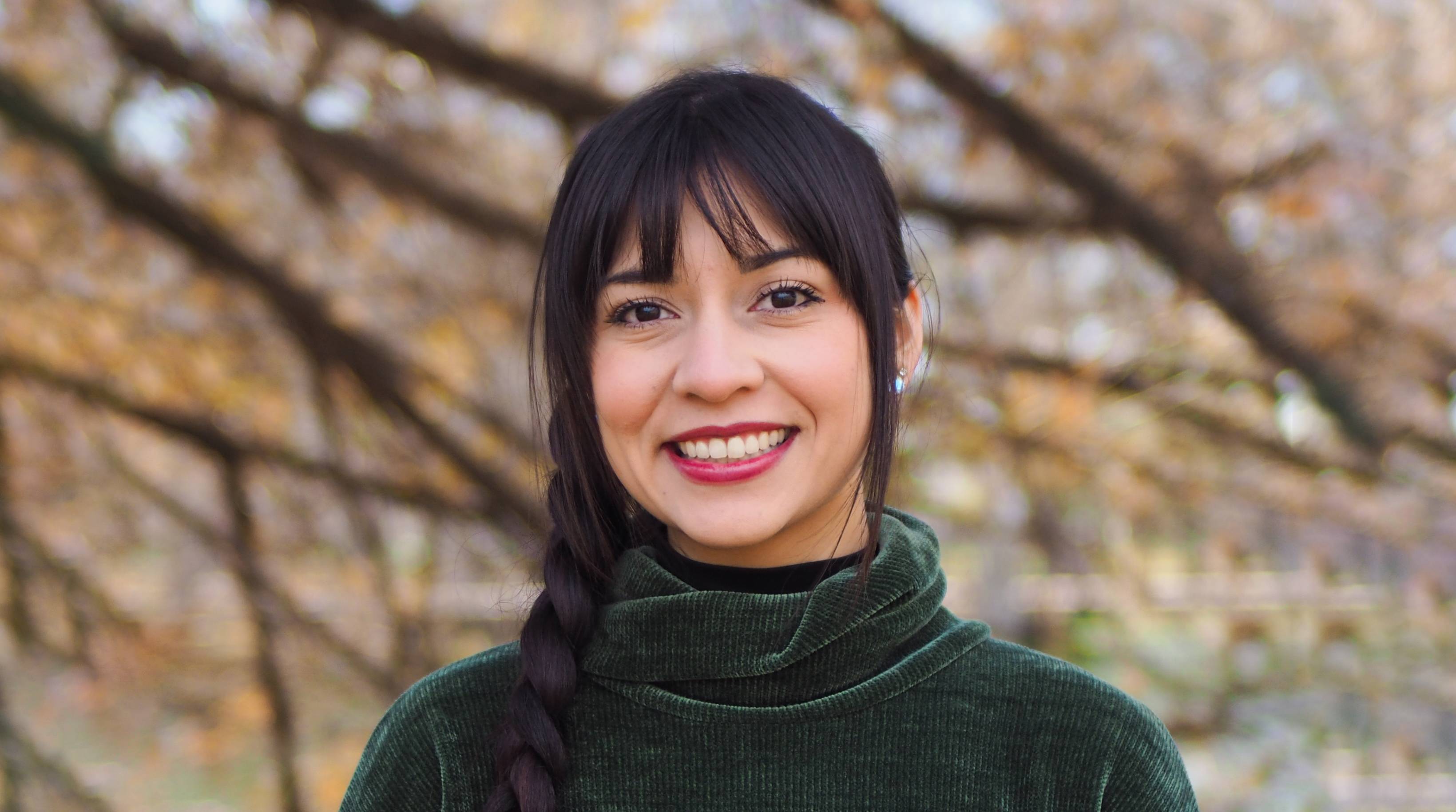 isabella vigil in doctoral graduation attire