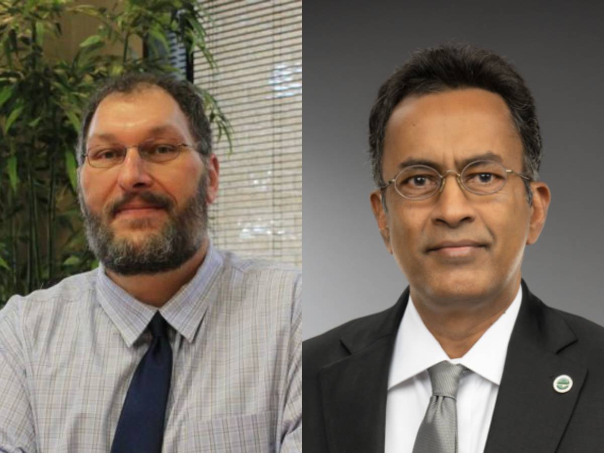 photo of Drs. Williams and Aswath