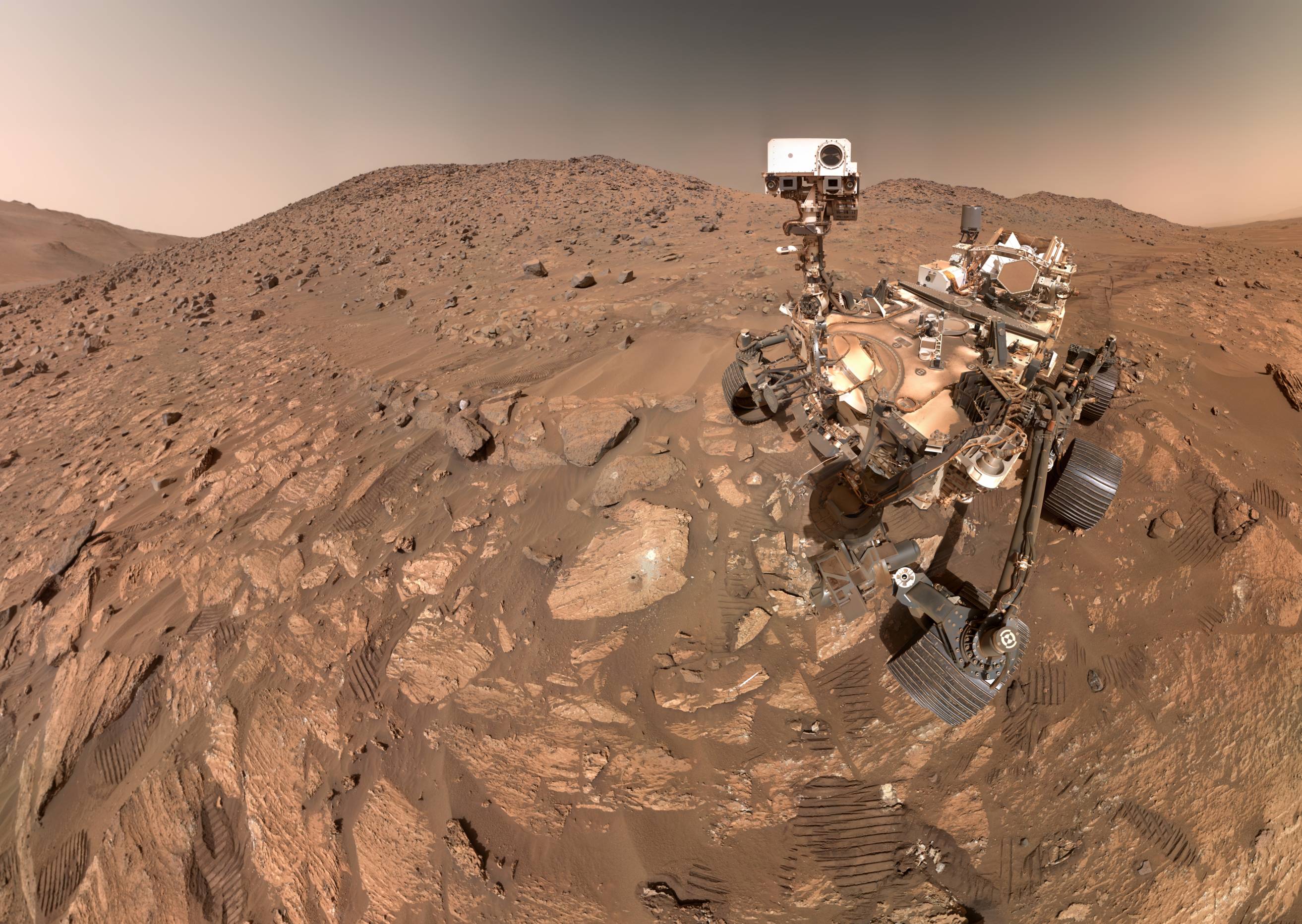 perserverance rover on the surface of mars