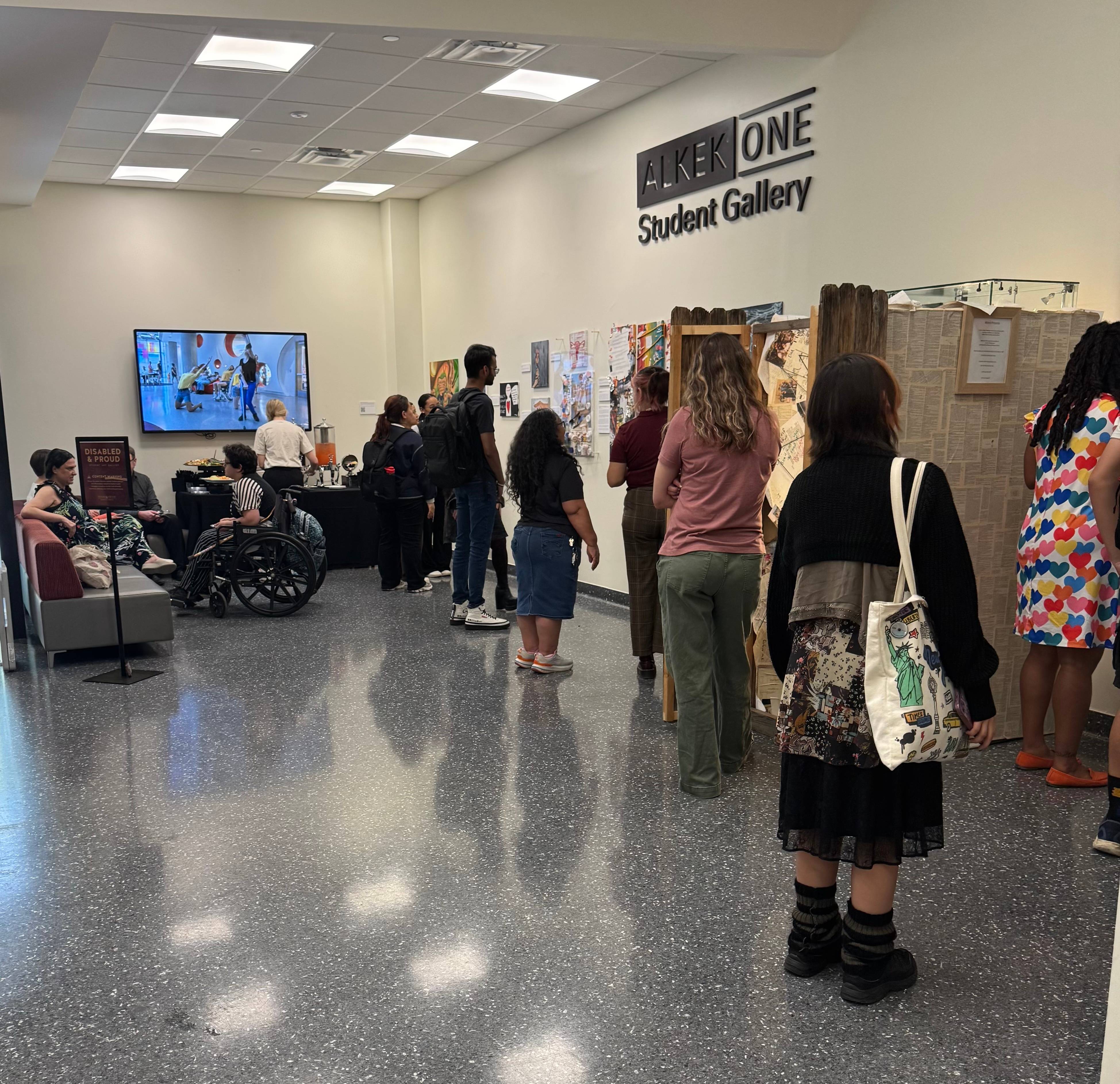 Image of the Alkek One Student Gallery