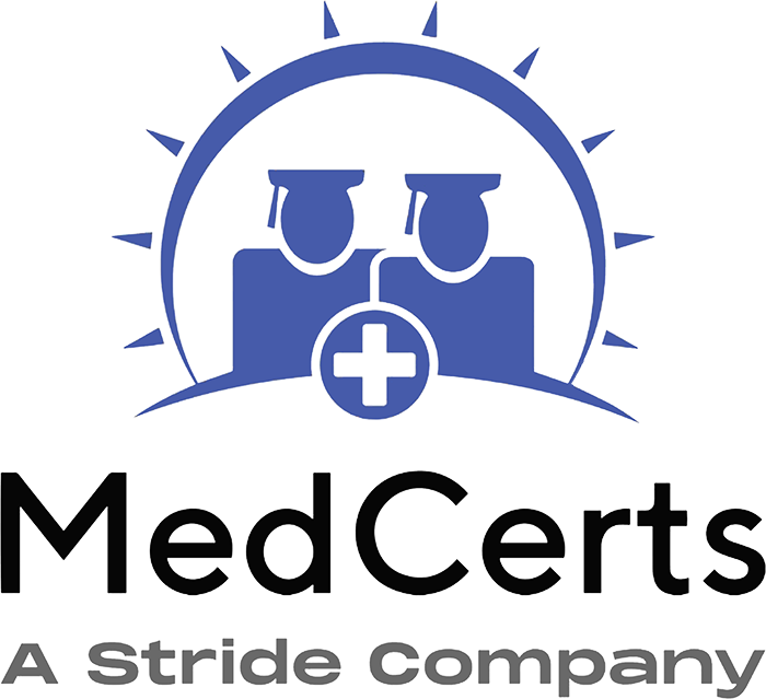 logo in blue, black and grey