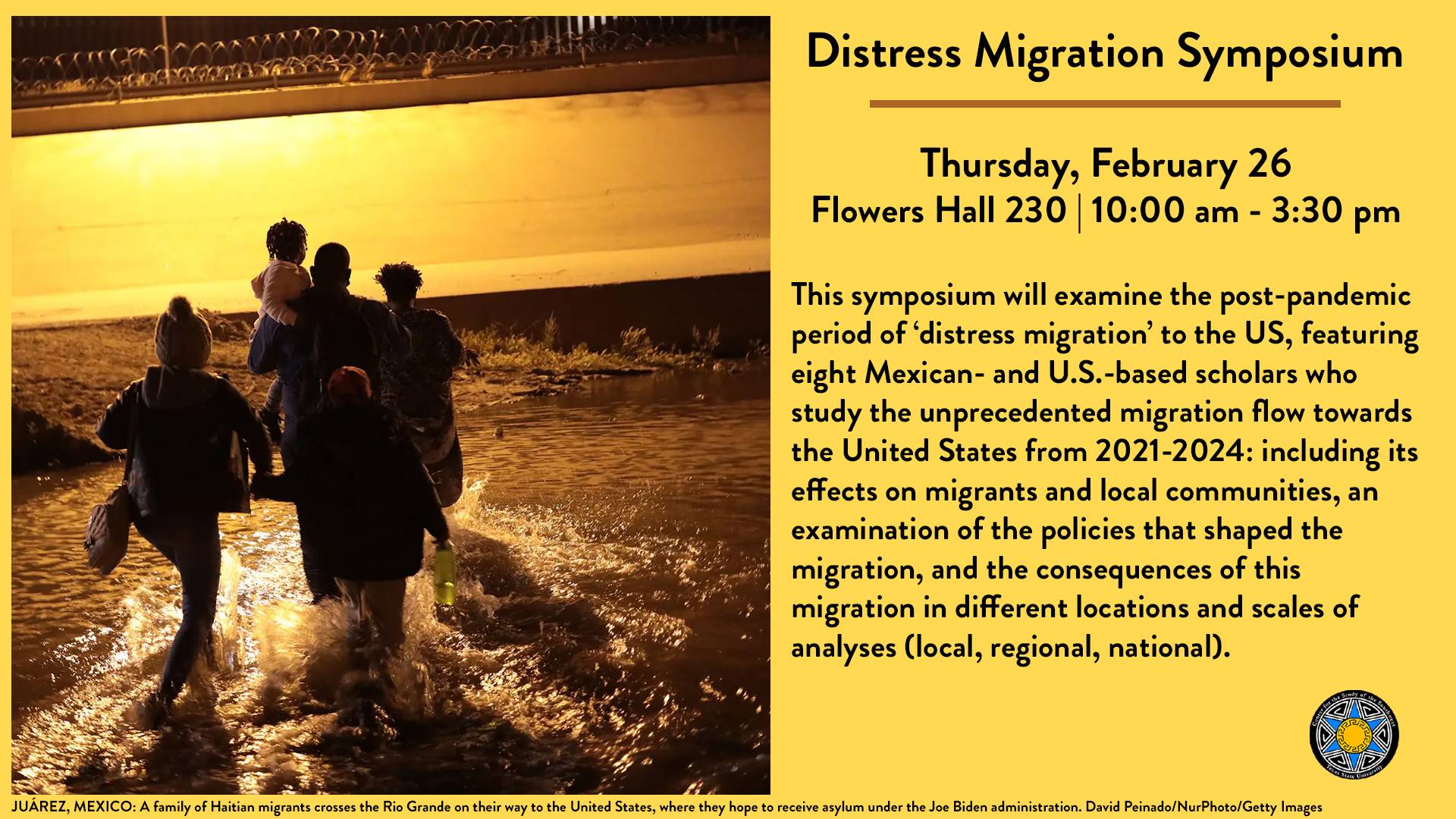 Distress Migration Symposium