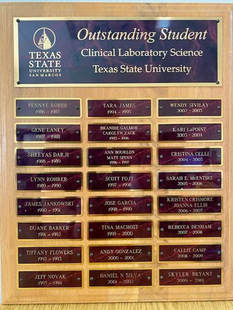 MLS Outstanding Students 1986 - 2010
