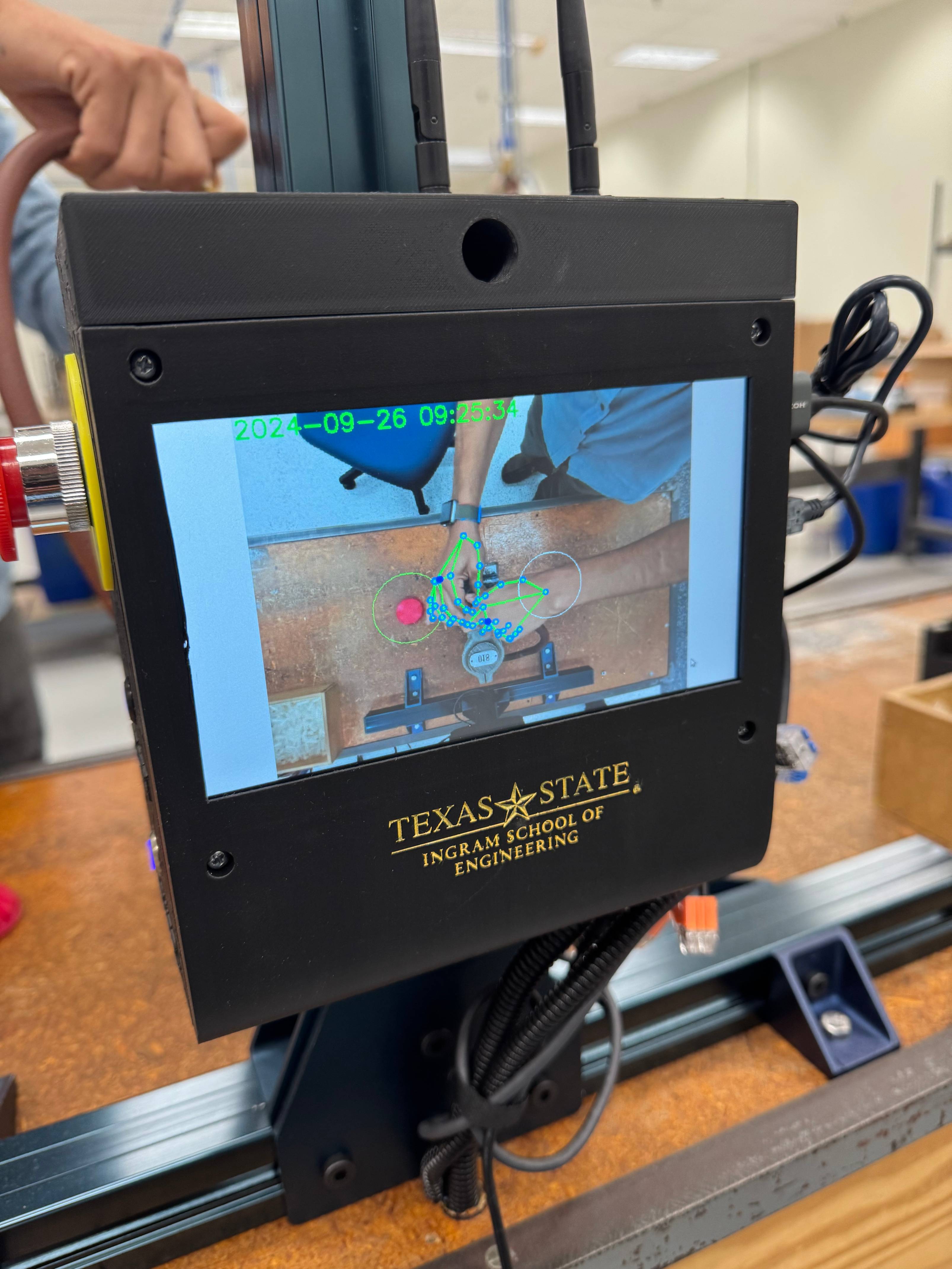 Computer Vision-enabled workstation for operators with visual impairment