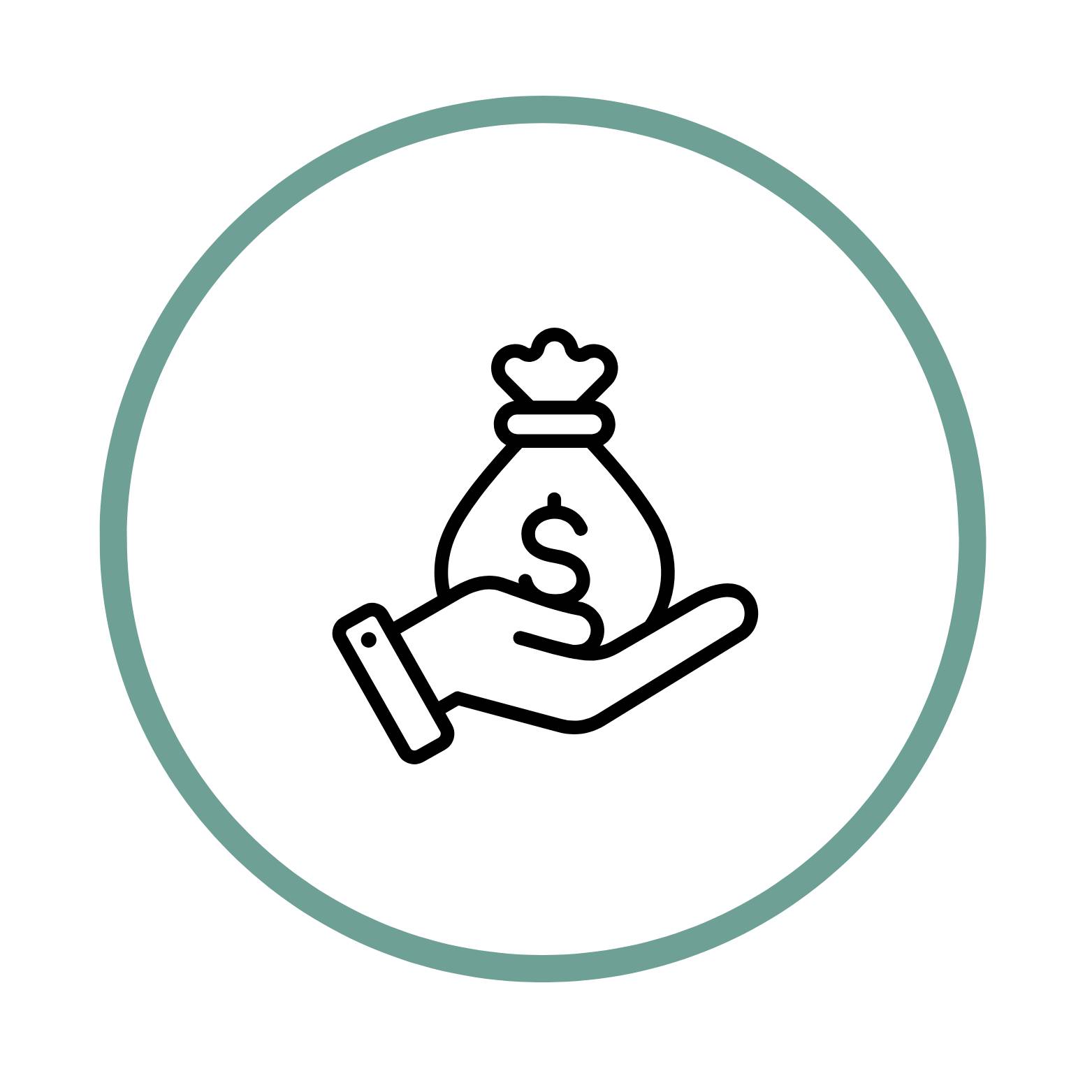 logo in green and black