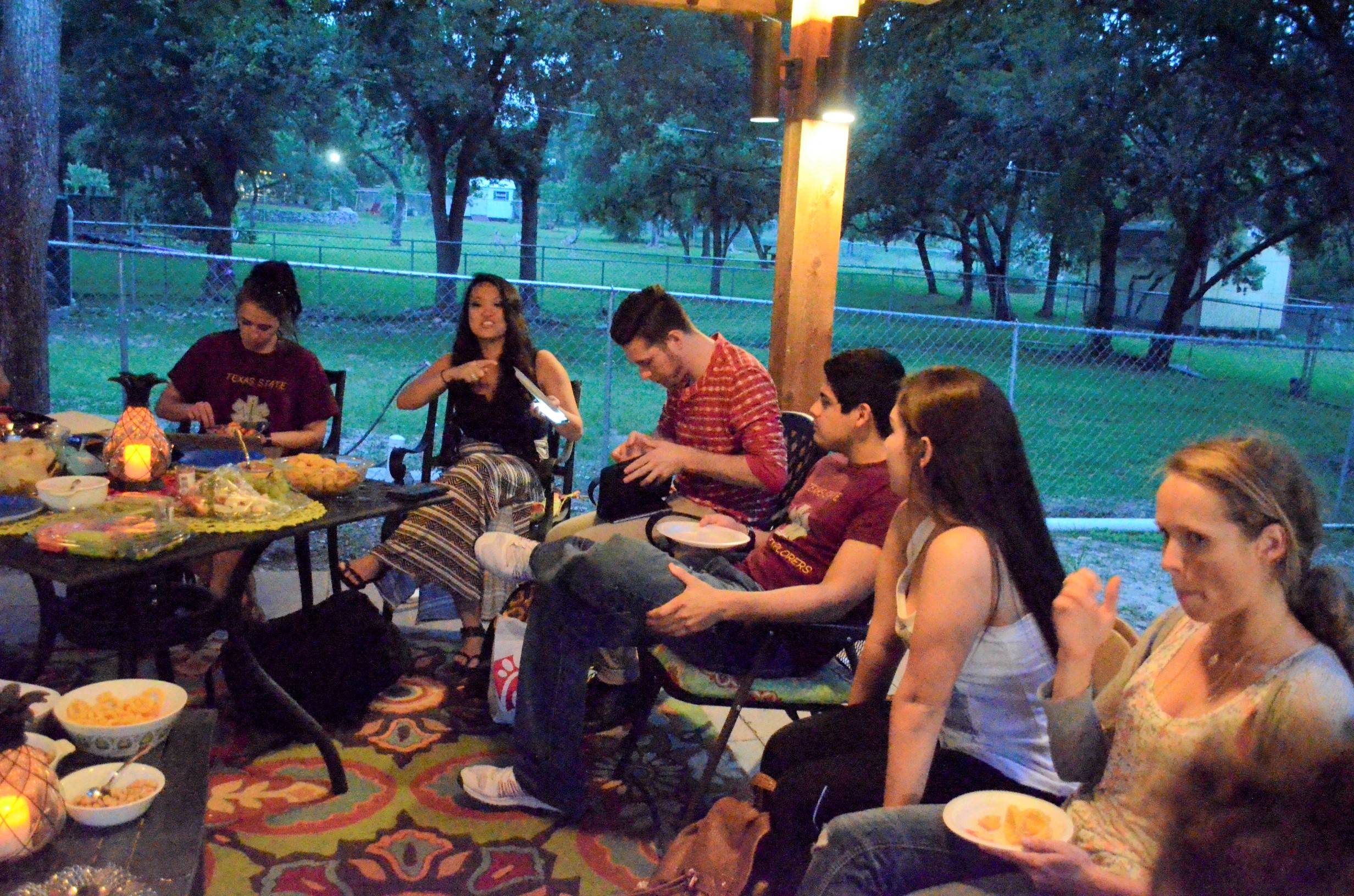 Officers and Liaisons meeting at beginning of the semester