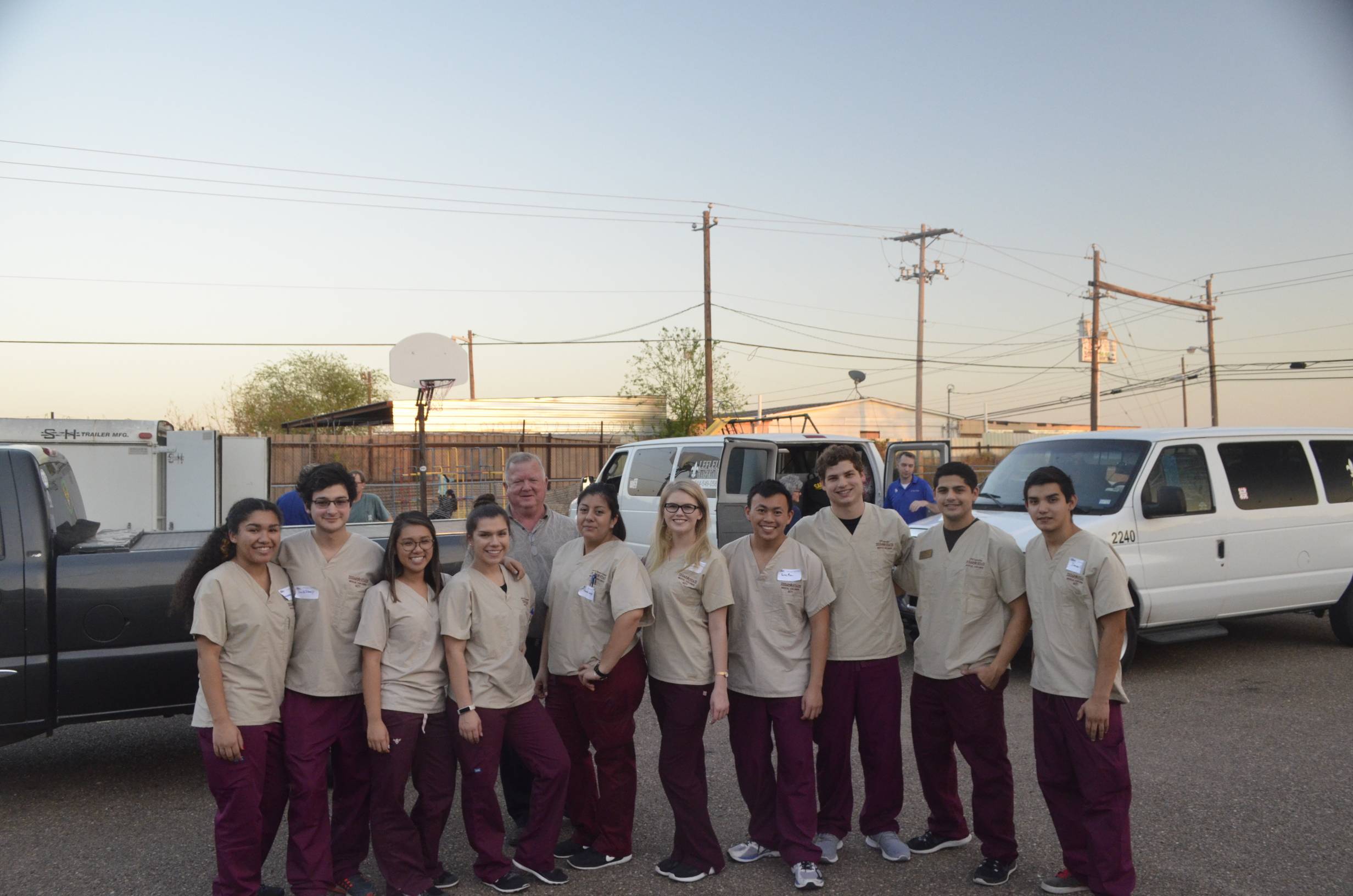 Medical Explorer Medical Mission Crew early morning