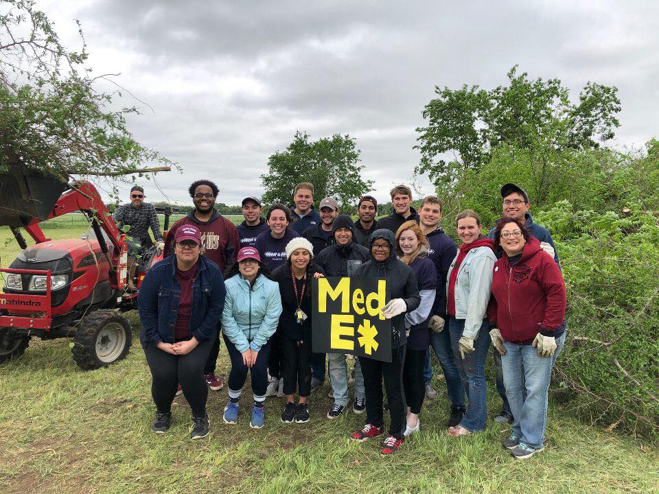 Medical Explorers working Bobcat Build