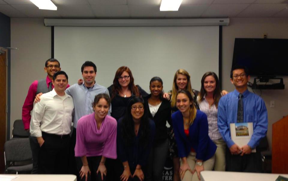 Medical Explorers completing Hospice Training