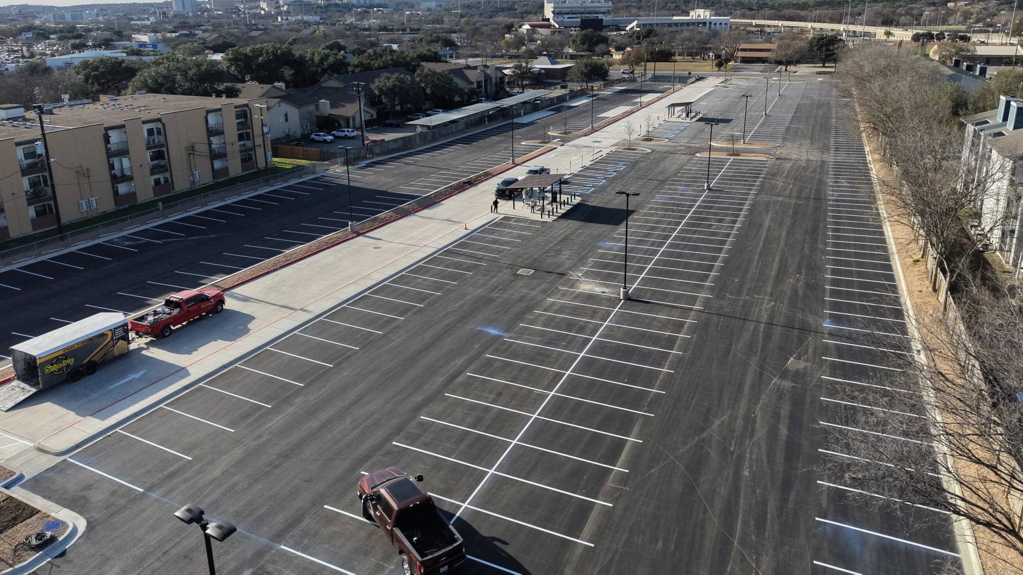 Thorpe Lane Parking Lot Complete