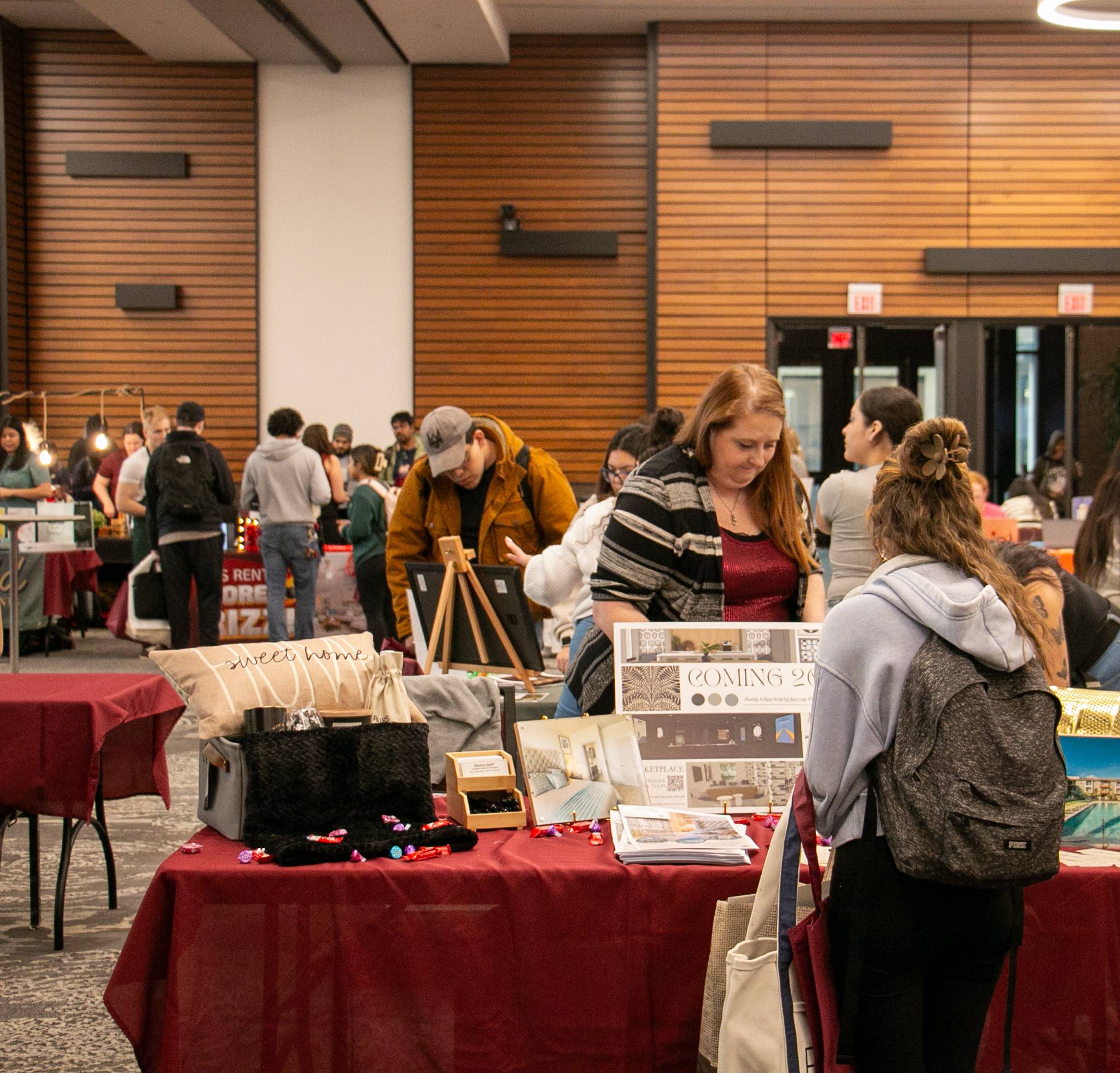 off campus housing fair tables