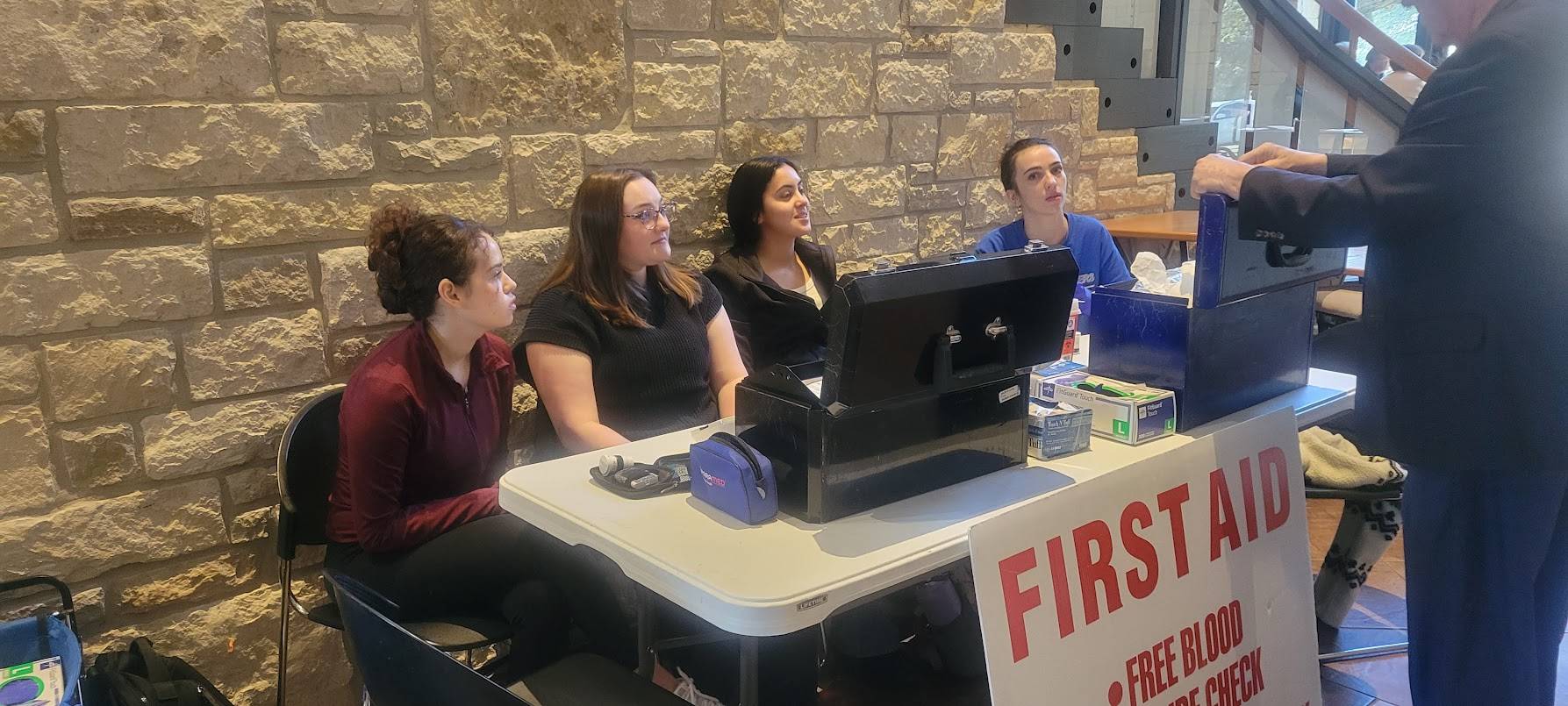Church first-aid volunteers