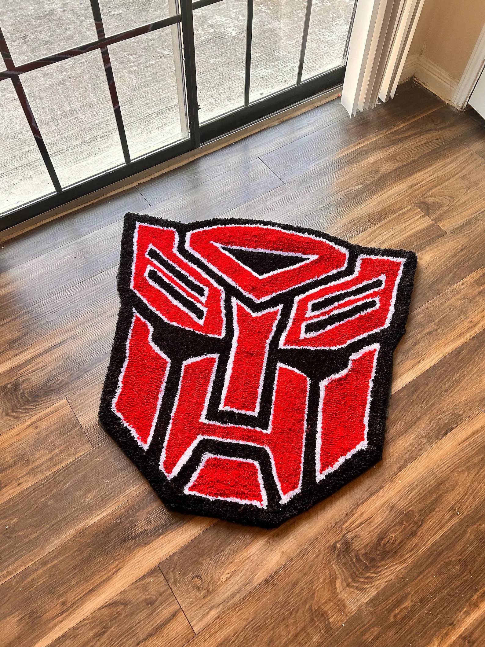Transformers Rug made by TheRugManUS - Donavan Brown 