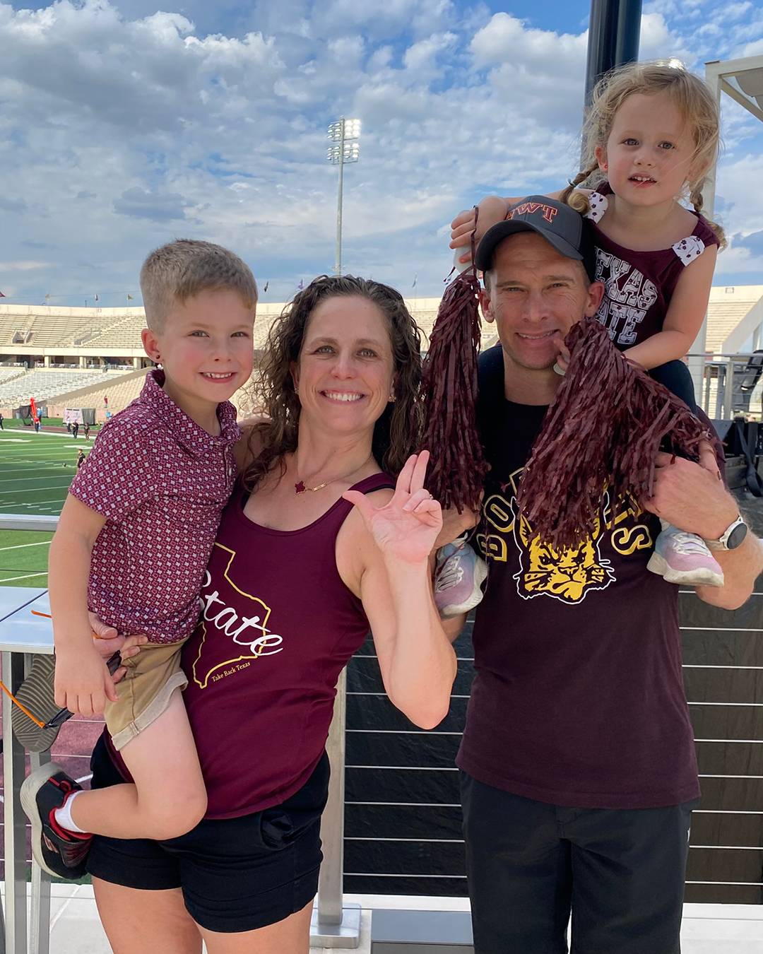 Rachel Bond and her family