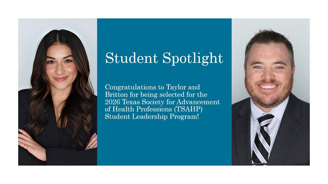 Congratulations of two MHA students for being selected to participate in TSAHP