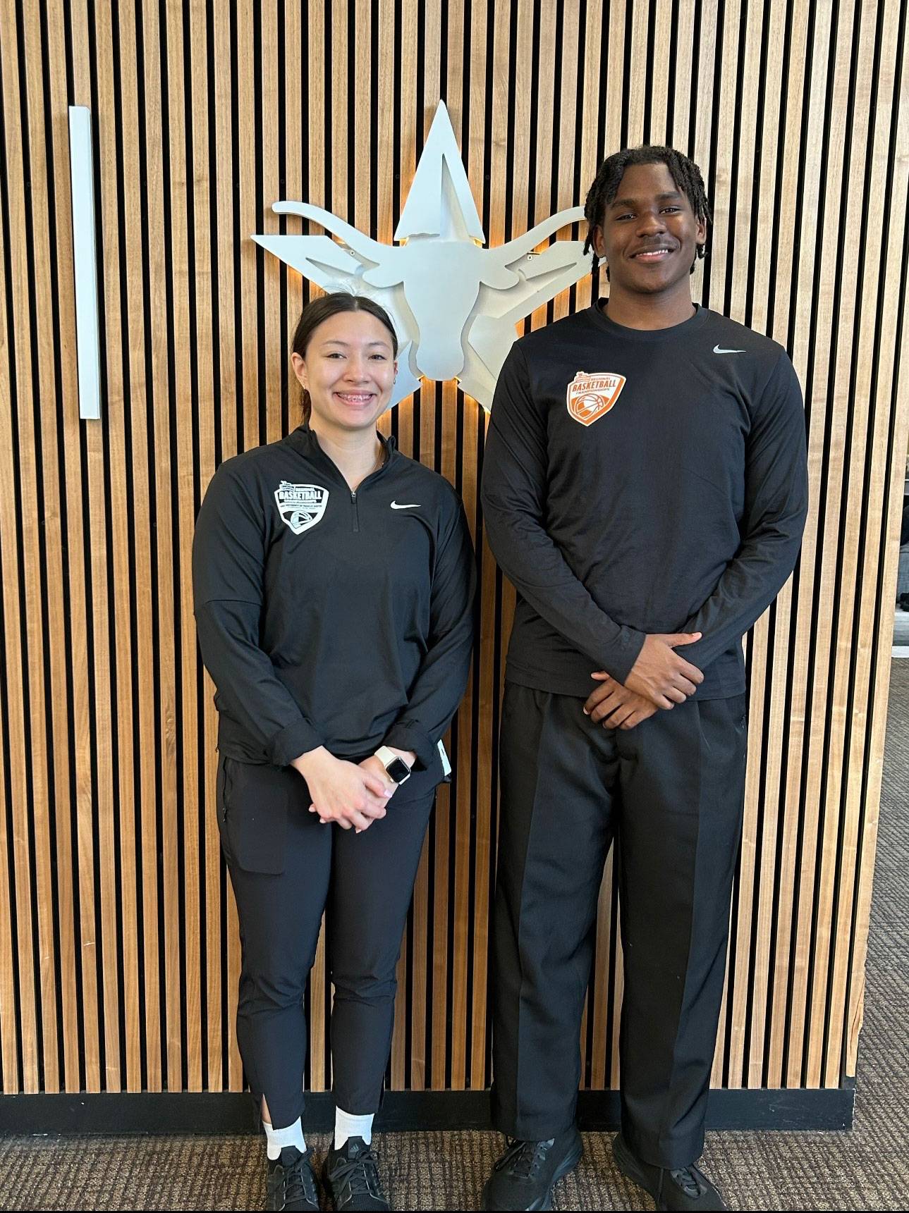 Camren Hinton and fellow referee