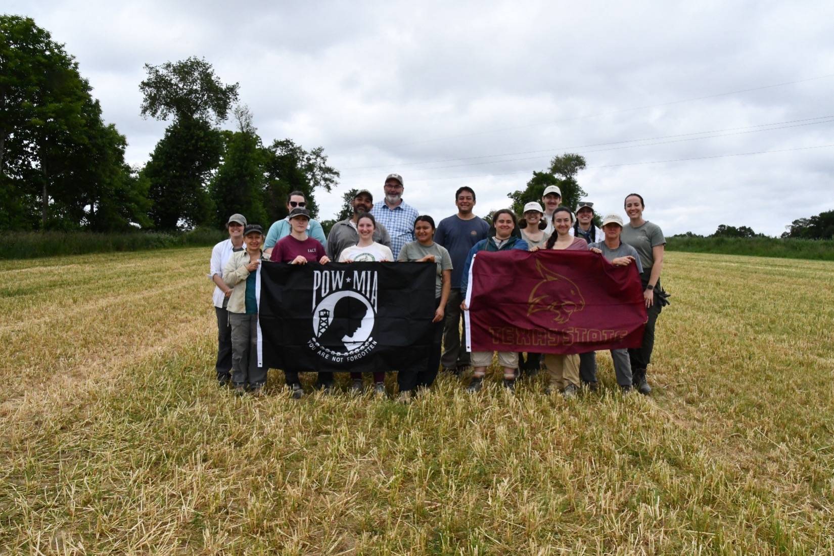 a group of researchers in a field