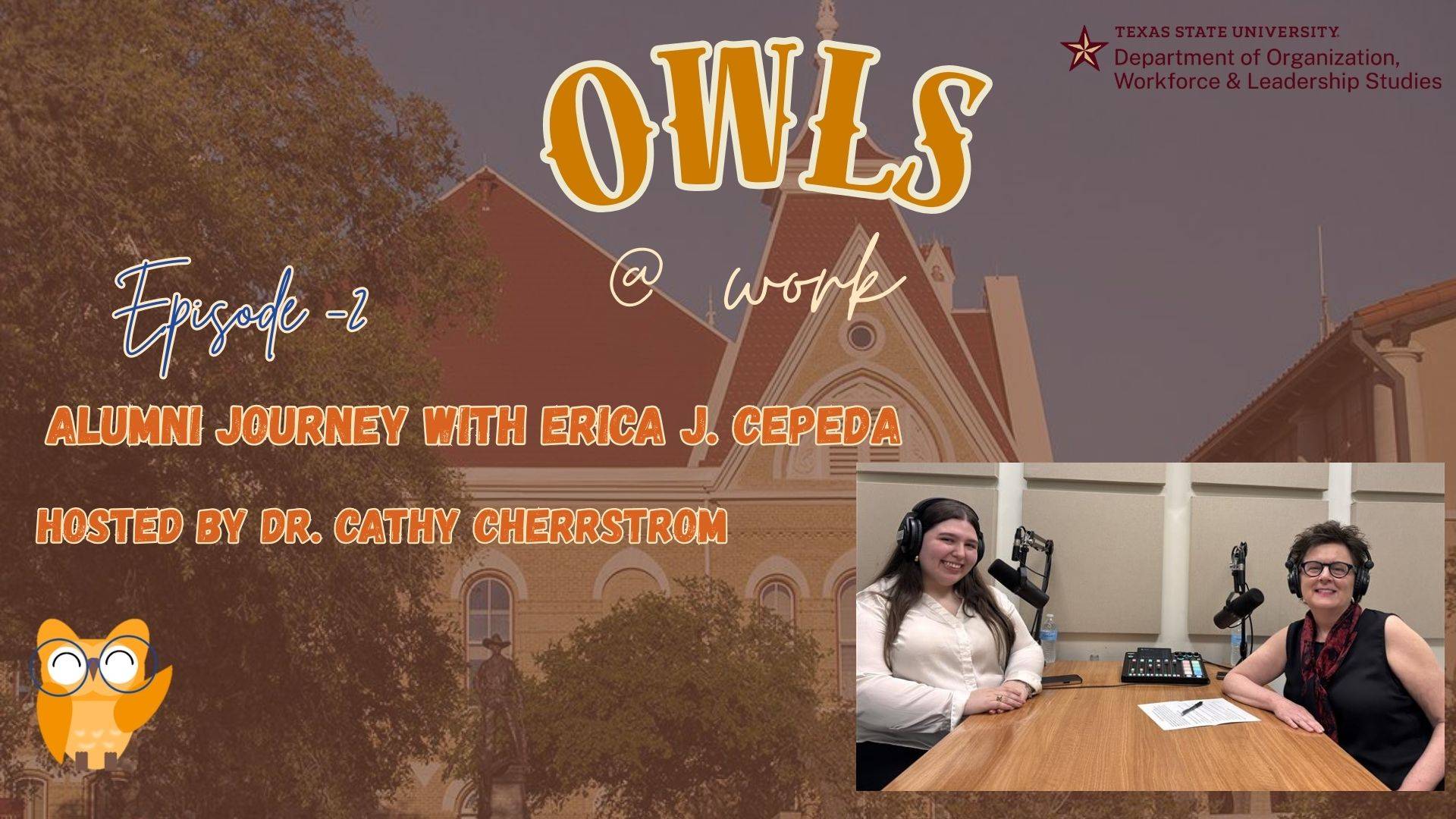 Podcast hosted by Dr. Catherine Cherrstrom interviewing Erica Cepeda