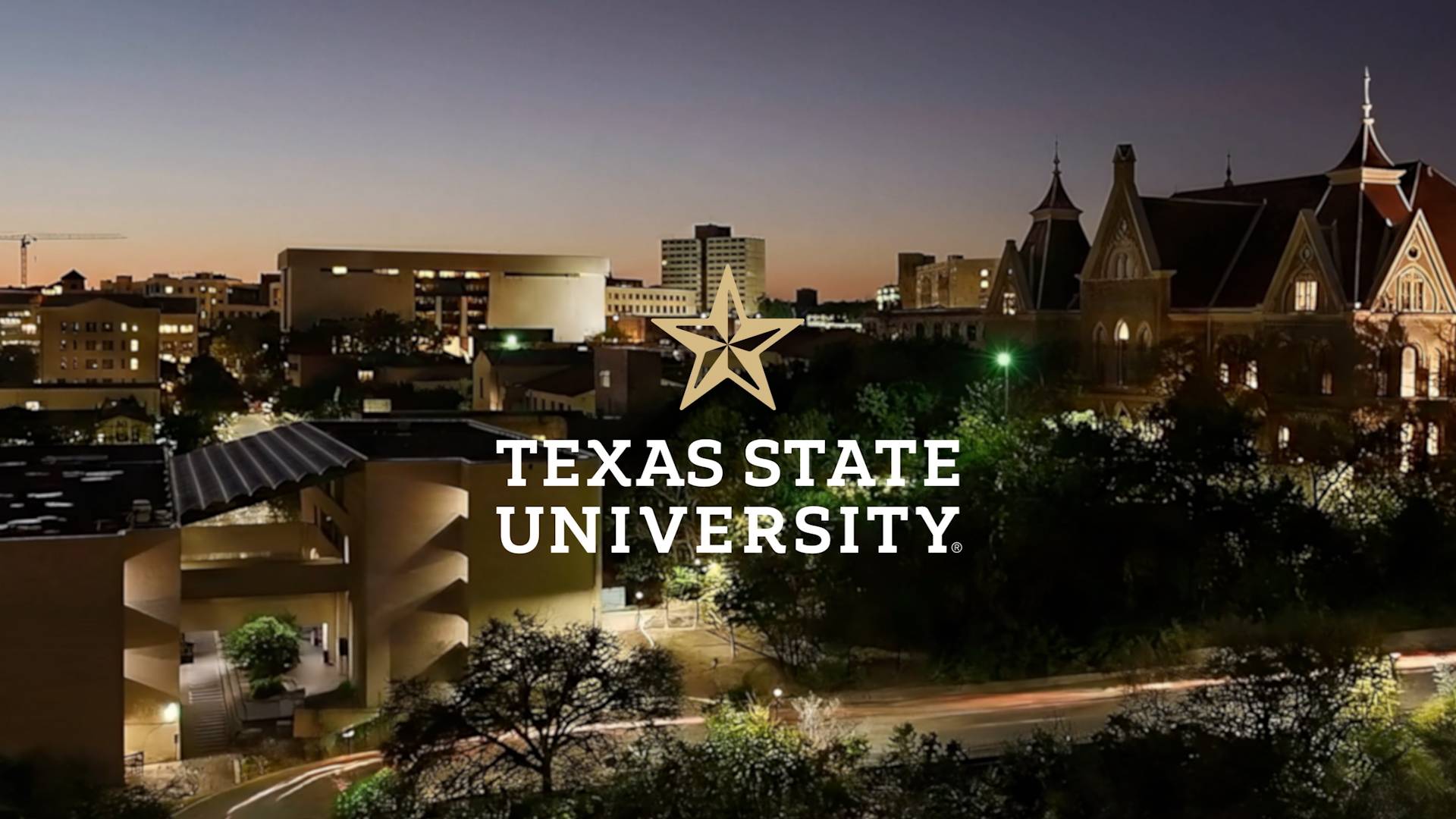 Series of inspiring video clips showcasing the university and state of Texas as a narrator describes how TXST brings everything we are and we give everything we have for each and everyone.
