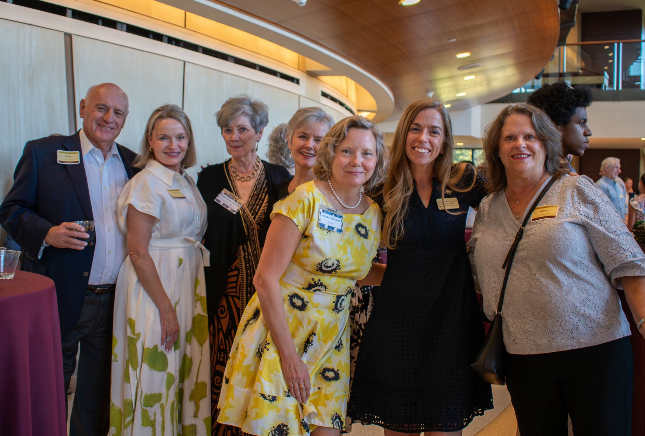 Friends members posing for a photo at the donor event