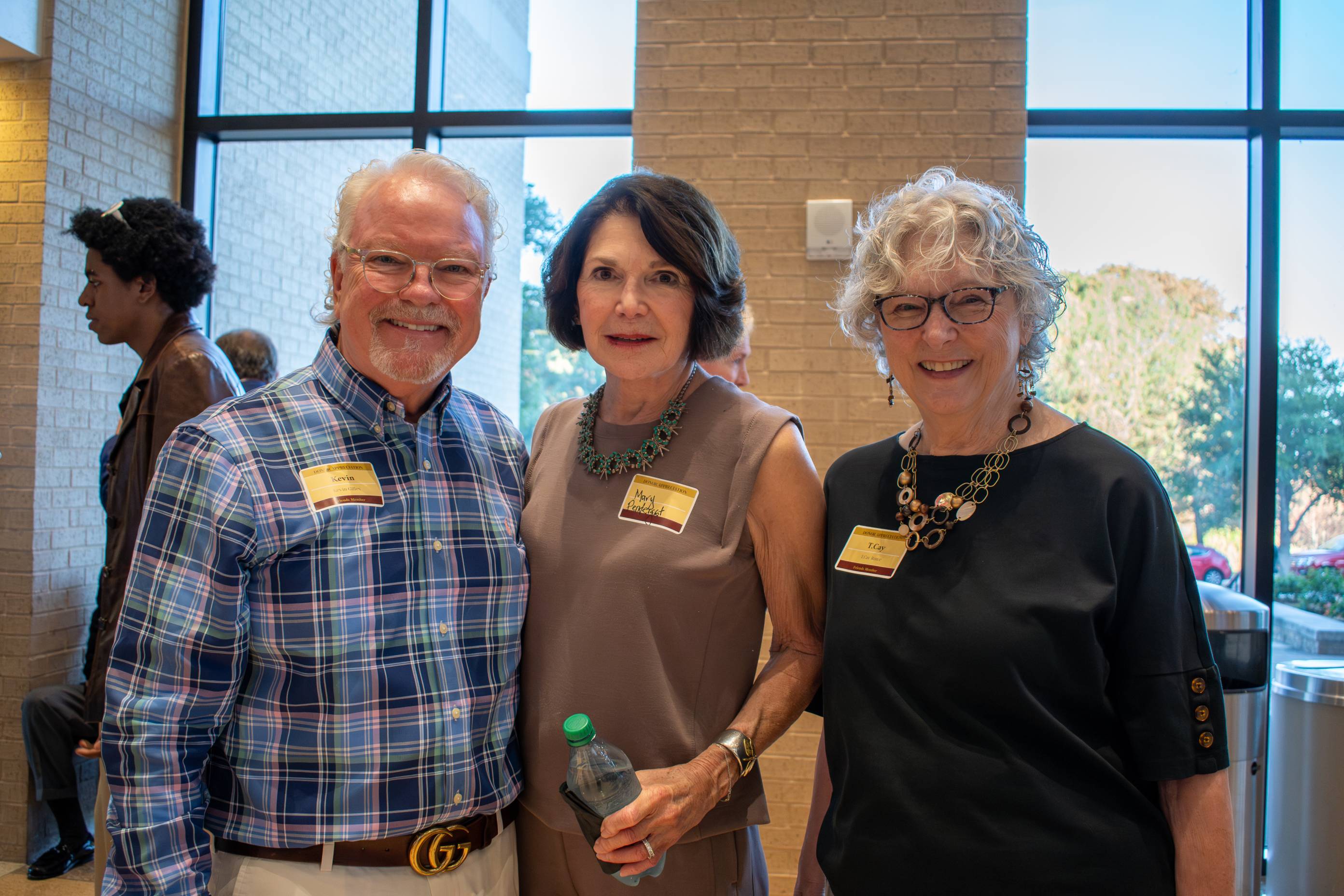 A photo of three Friends members