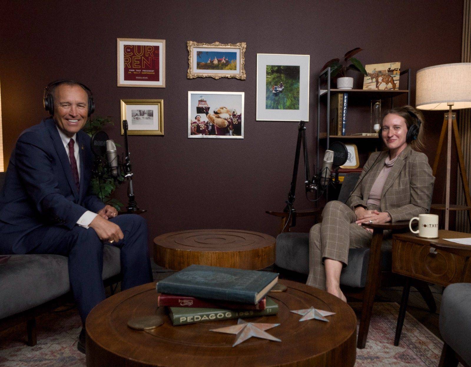 President Kelly Damphousse and Dr. Joann Zadrozny sit down for his podcast, The Current
