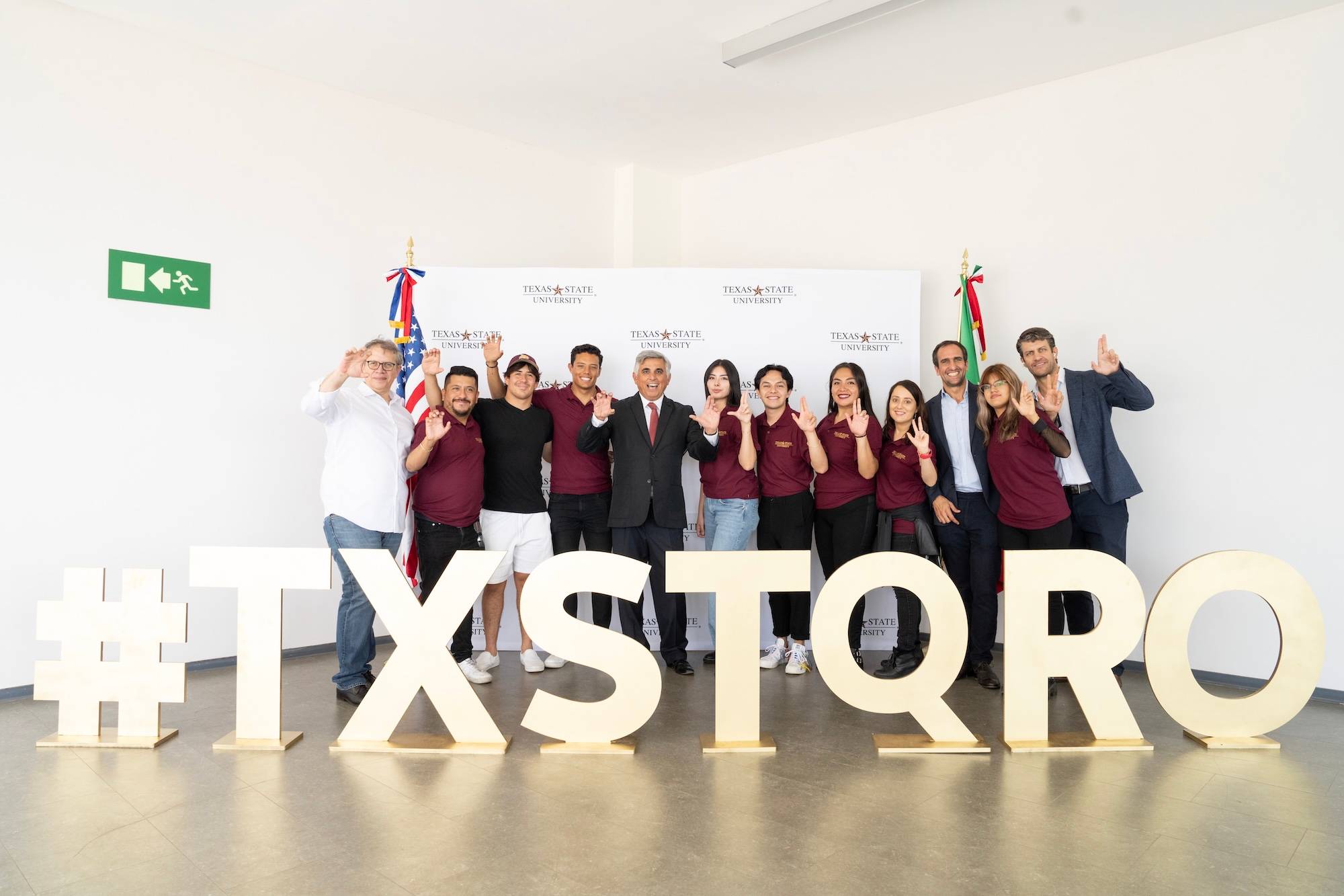 Elisia Education Hub leadership at the Texas State Mexico campus