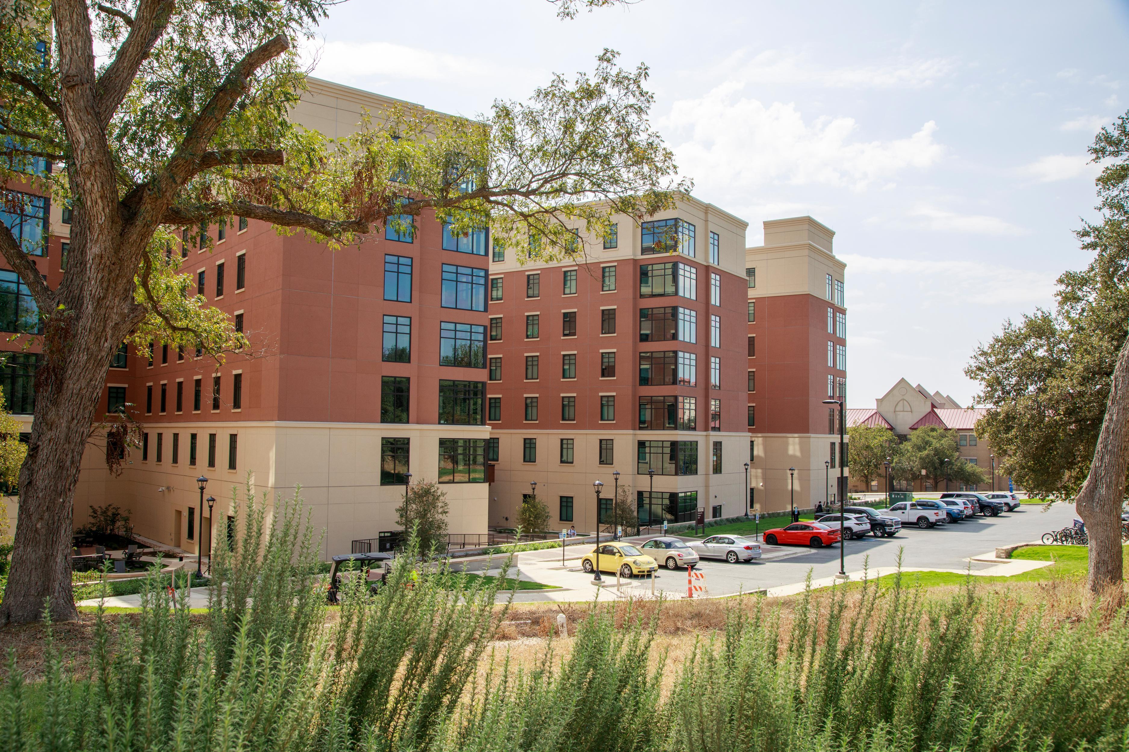 exterior photo of castro hall
