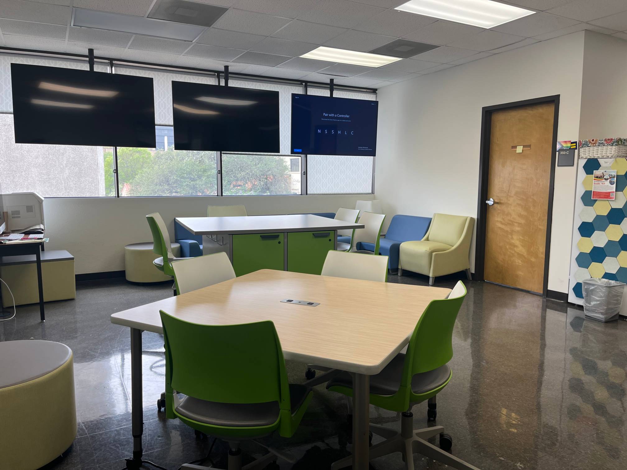 a professor helps a student