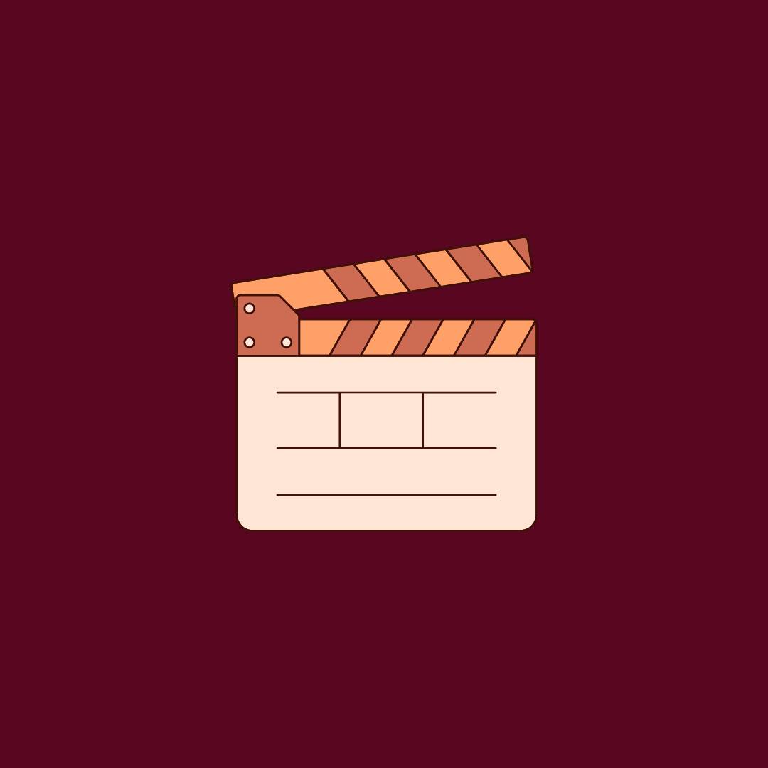 A photo of a film icon