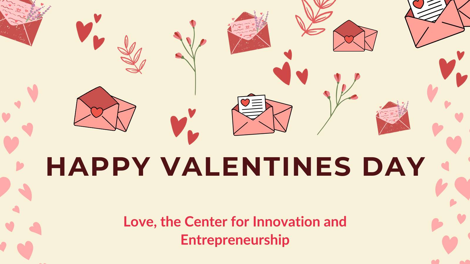 A gold heart with a maroon background.