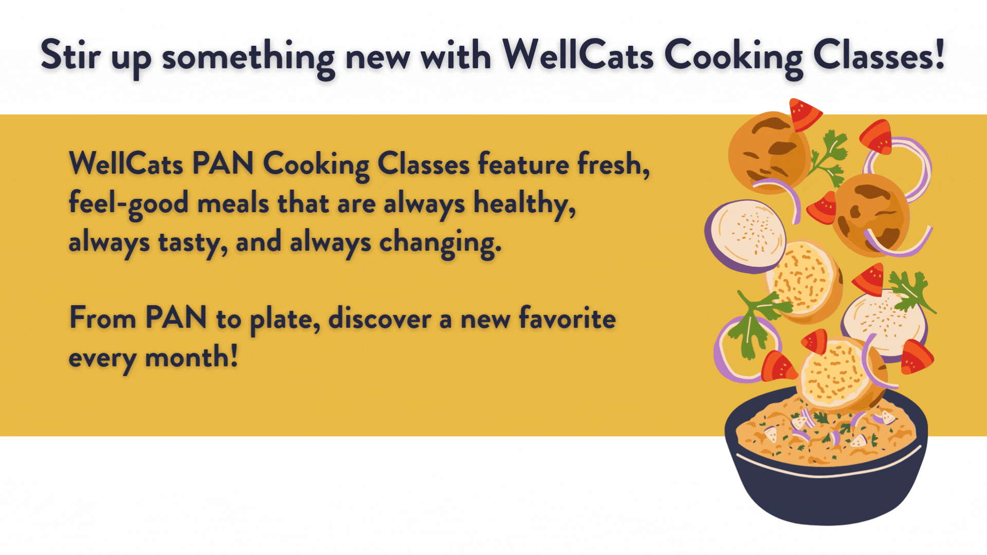 wellcats pan cooking classes
