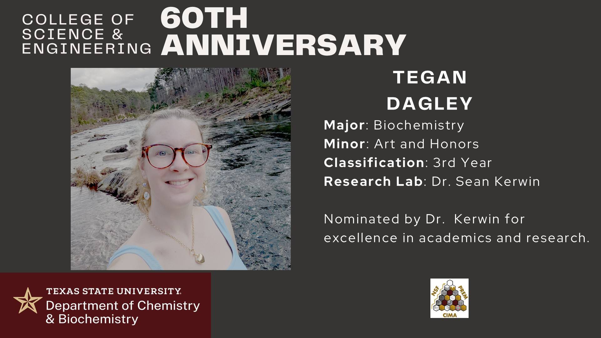 COSE 60th Anniversary Banquet - Chemistry and Biochemistry Undergraduate Celebration