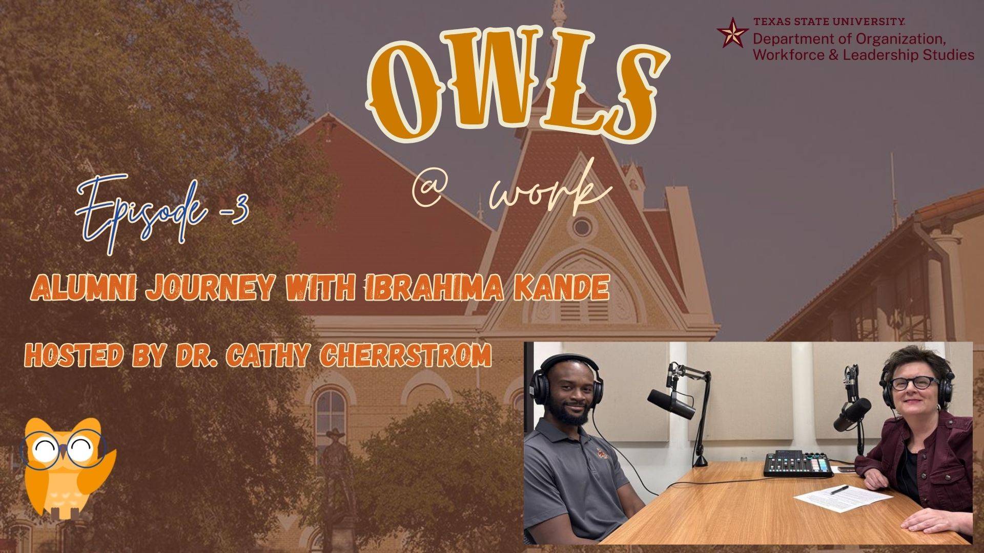 podcast of Dr. Catherine Cherrstrom interviewing alumnus Ibrahima Kande